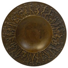 French Modern Bronze Vide-Poche, Dancing Female Nudes