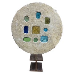 Lampe Brutaliste Moderne Française par Jean Simon Labret