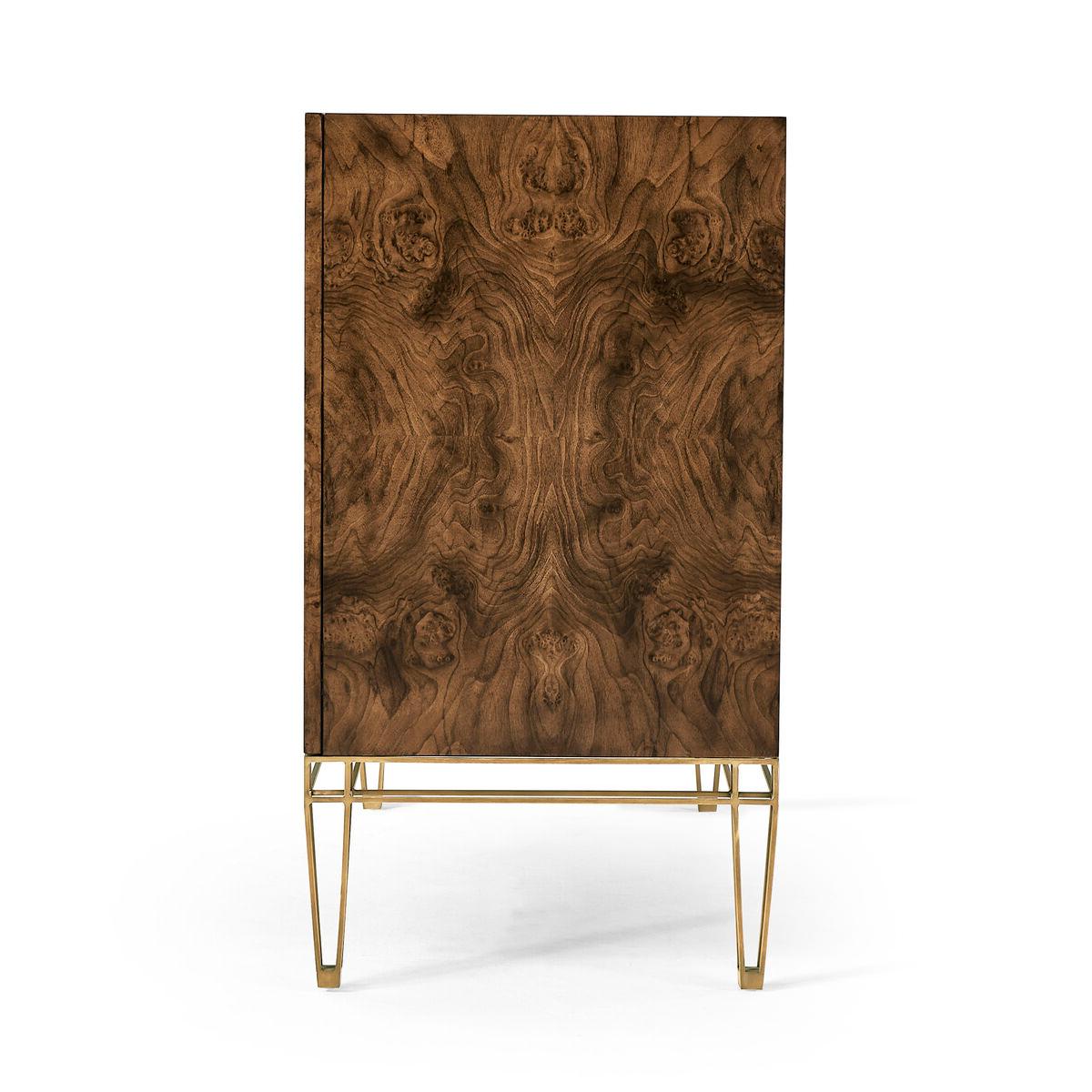 Contemporary French Modern Burl Sideboard For Sale