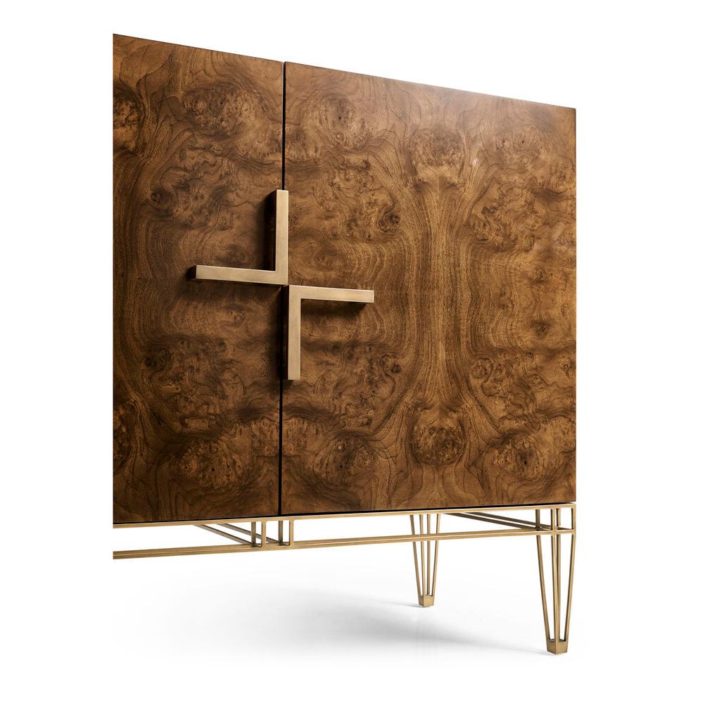 French Modern Burl Sideboard For Sale 2
