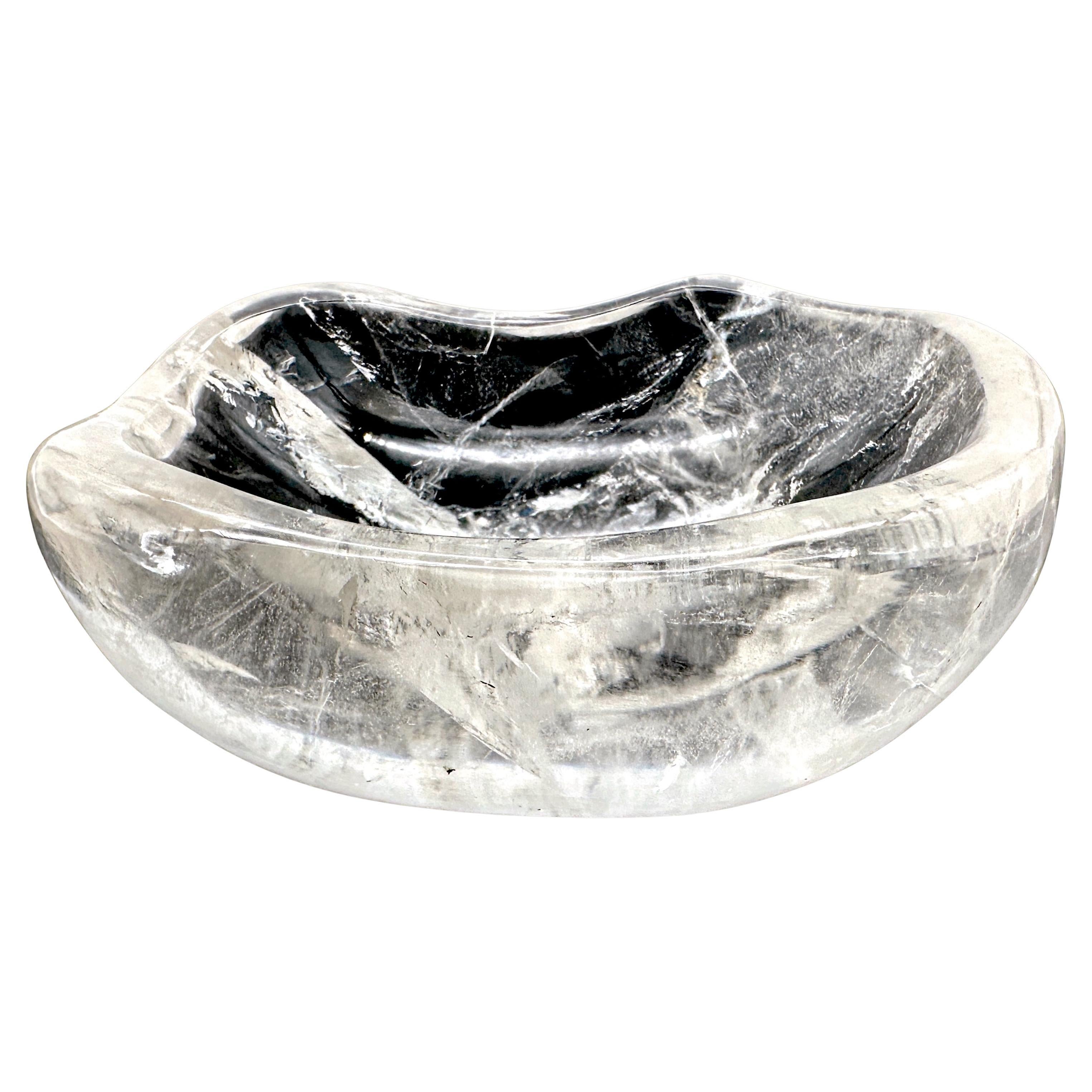Français  The Moderns Cristal de roche sculpté Diminutif Organic Bowl
