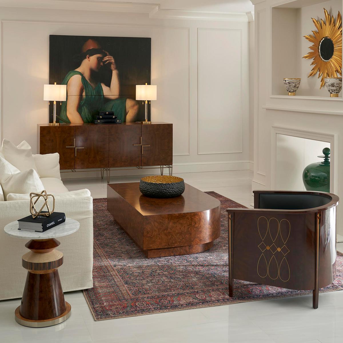 Vietnamien Table basse moderne française en vente