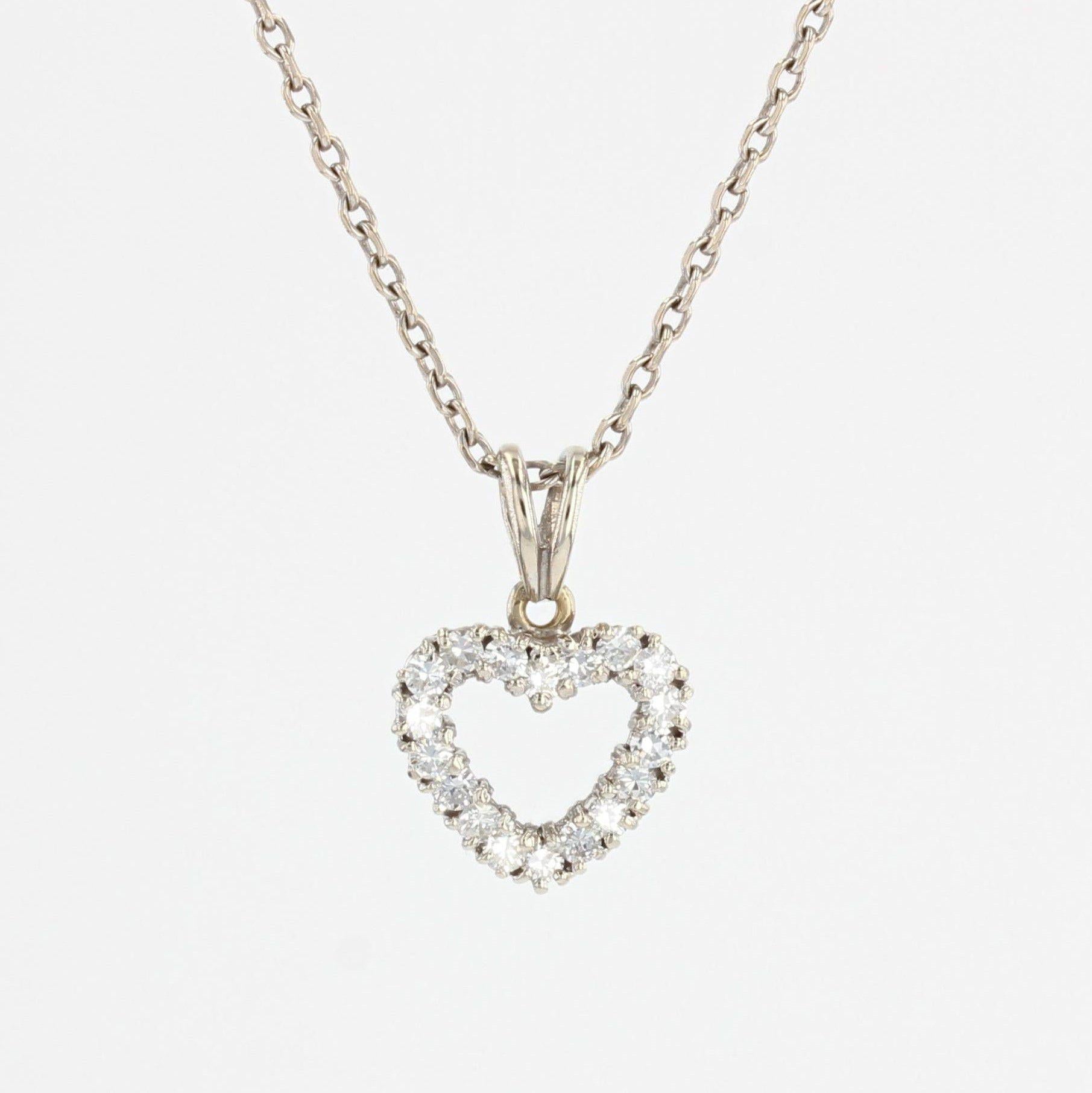 piercing pagoda heart necklace