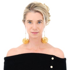 French Modern Earrings by Henri Gargat Paris