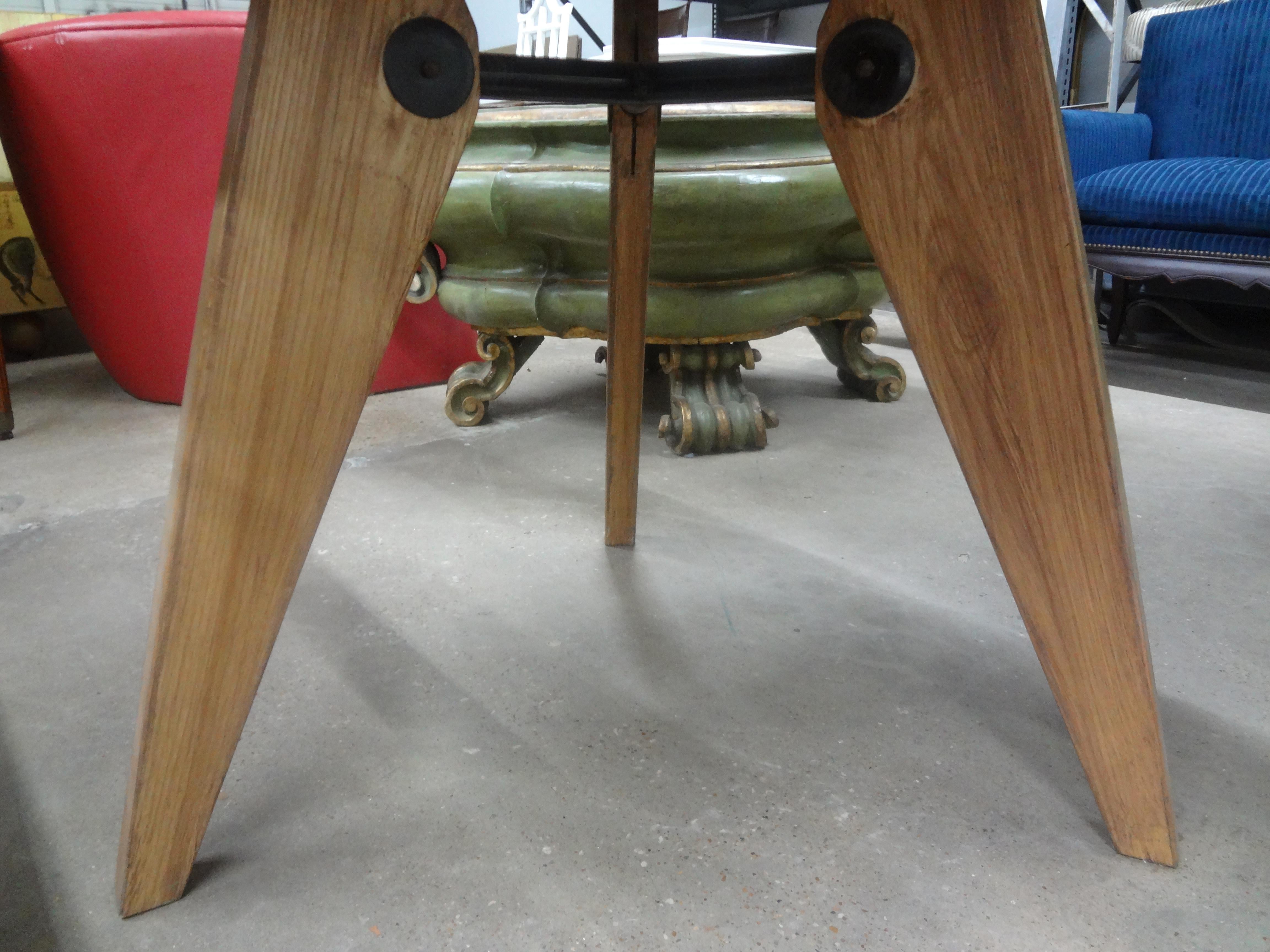 French Modern Pierre Chapo Inspired Center Table For Sale 2