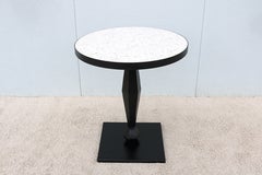 French Modern Hamilton Conte 28" Round Brankus Dining Table or Conference Table