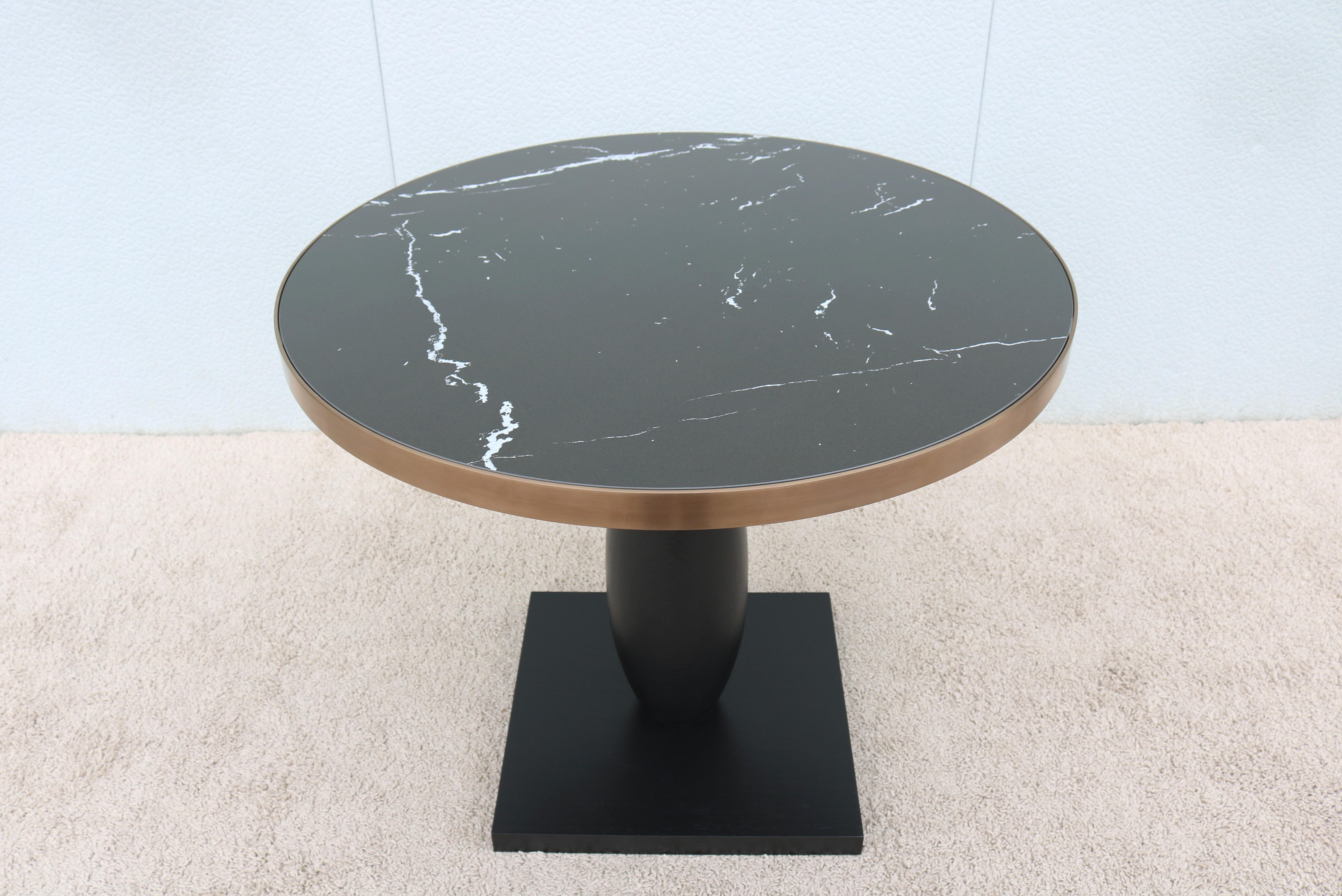 Mid-Century Modern Table de salle à manger moderne française Hamilton Conte 36