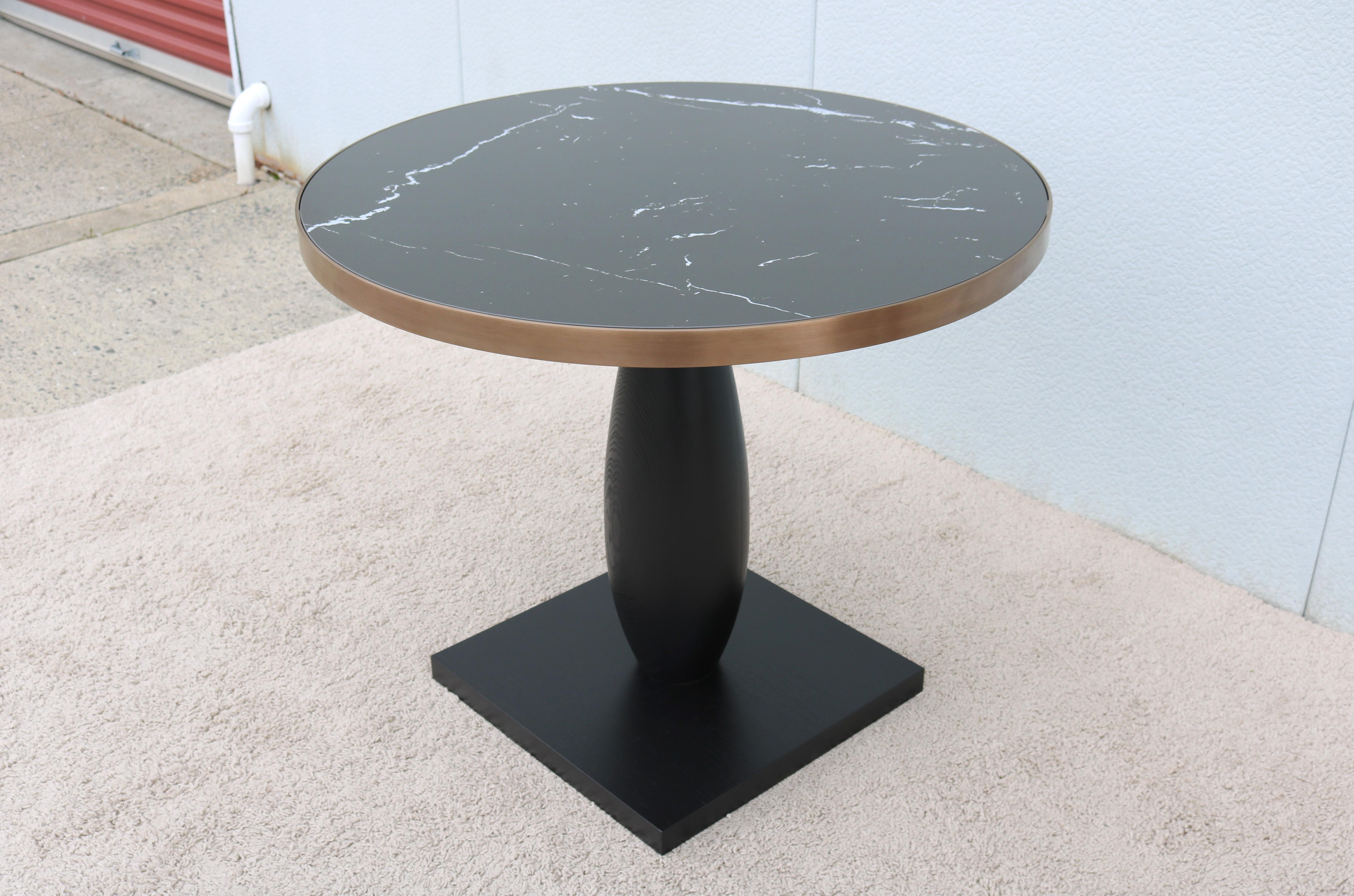 Bronze Table de salle à manger moderne française Hamilton Conte 36
