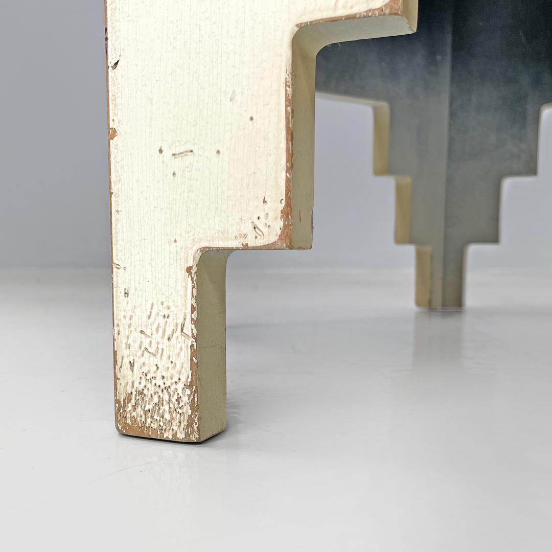 Tables basses hexagonales modernes en bois blanc de Roche Bobois, années 1980 en vente 10