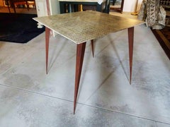 French Modern Iron Coffee Table