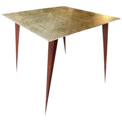 French Modern Iron Coffee Table