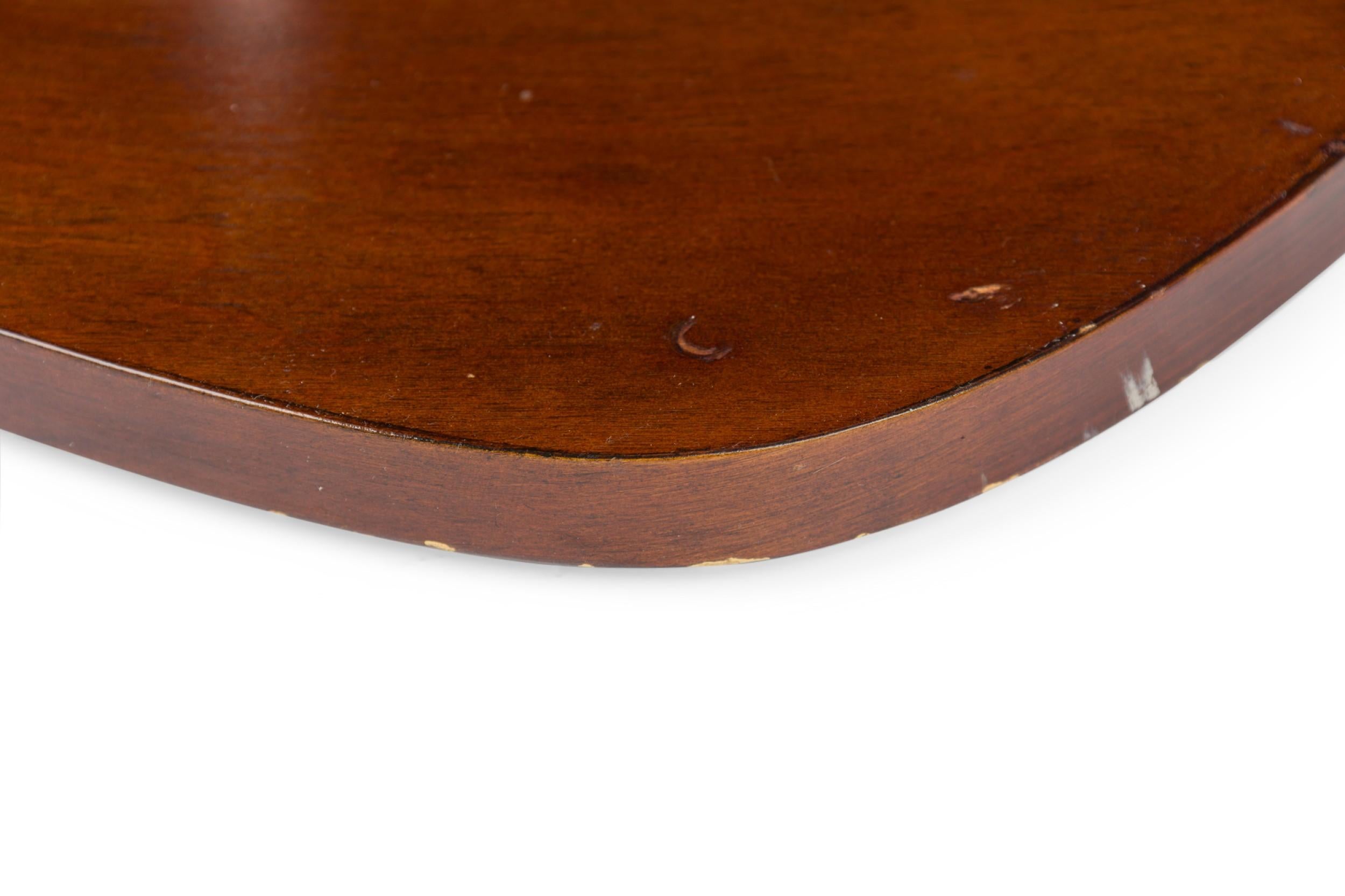 Mesa Mexique Pivotante Francesa Moderna de Caoba de 4 Pisos Estilo de Charlotte Perriand Hecho a mano en venta
