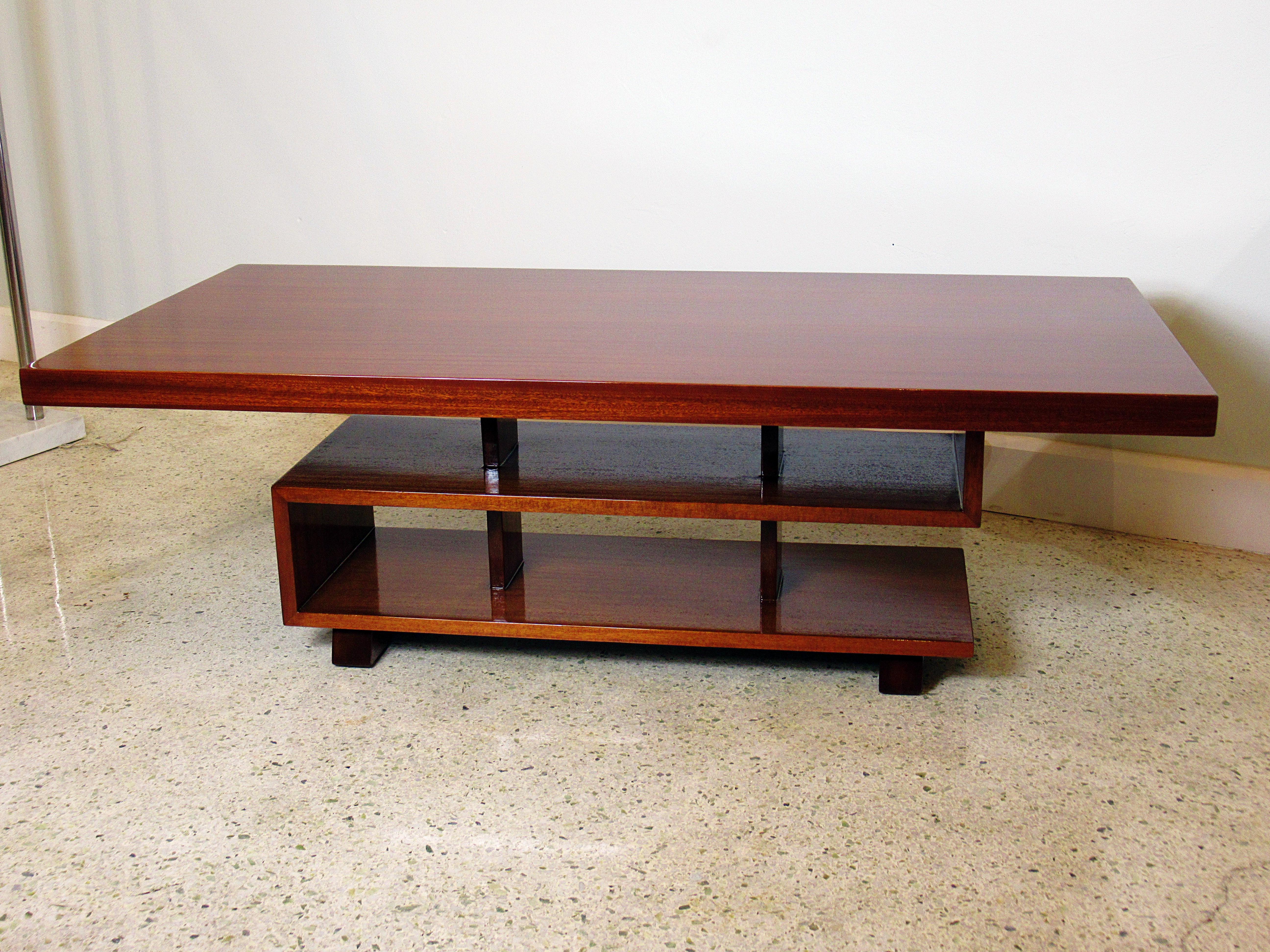 Mid-Century Modern French Modern Mahogany 