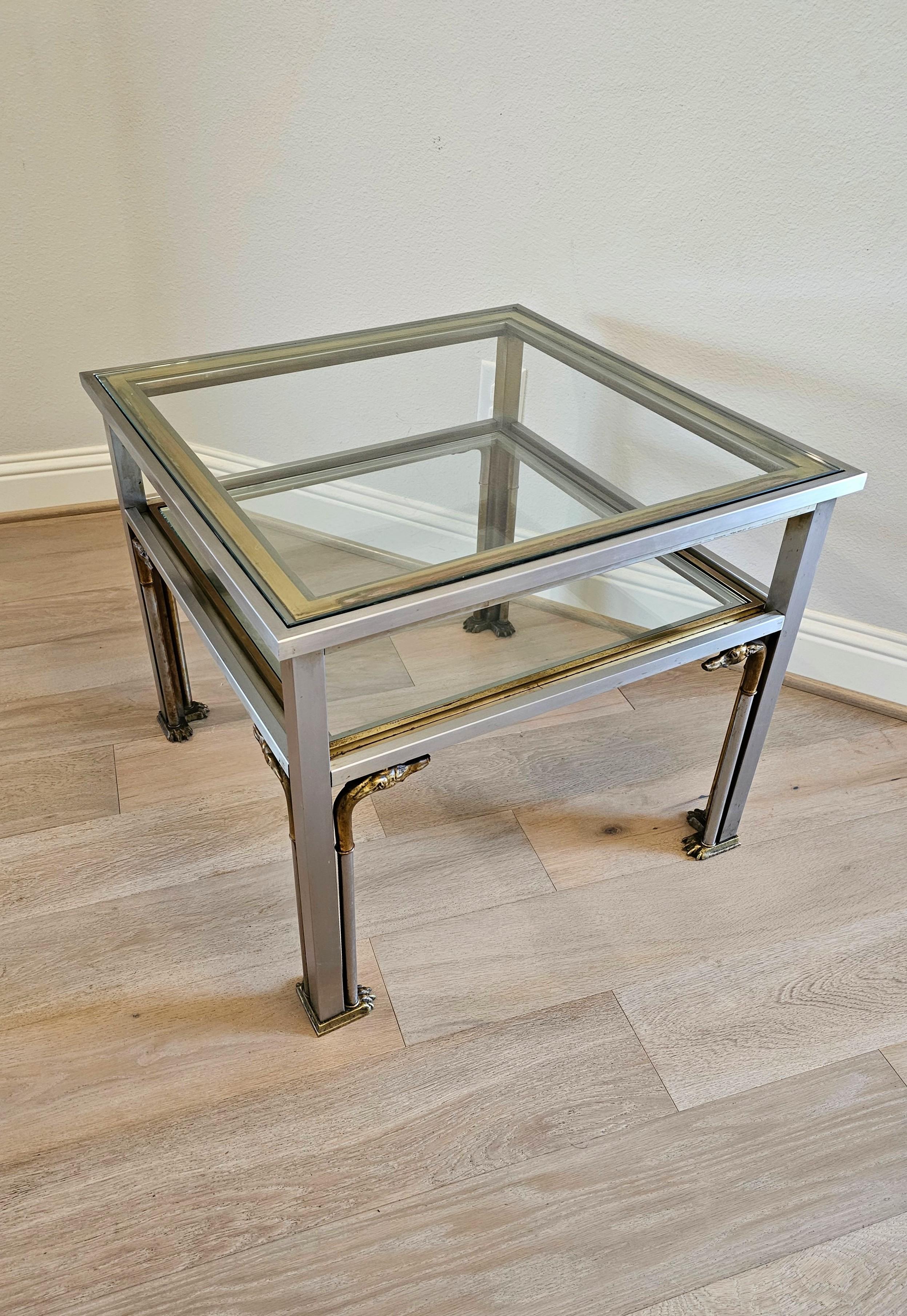 Table à tête de lévrier de style néoclassique moderne français Maison Jansen en vente 9