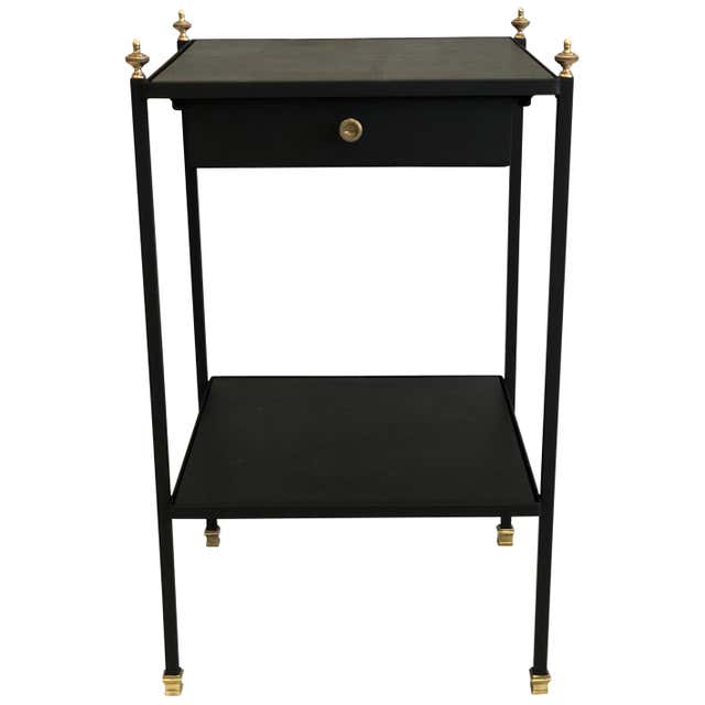 Wrought Iron Nightstand 7 For Sale on 1stDibs wrought iron night