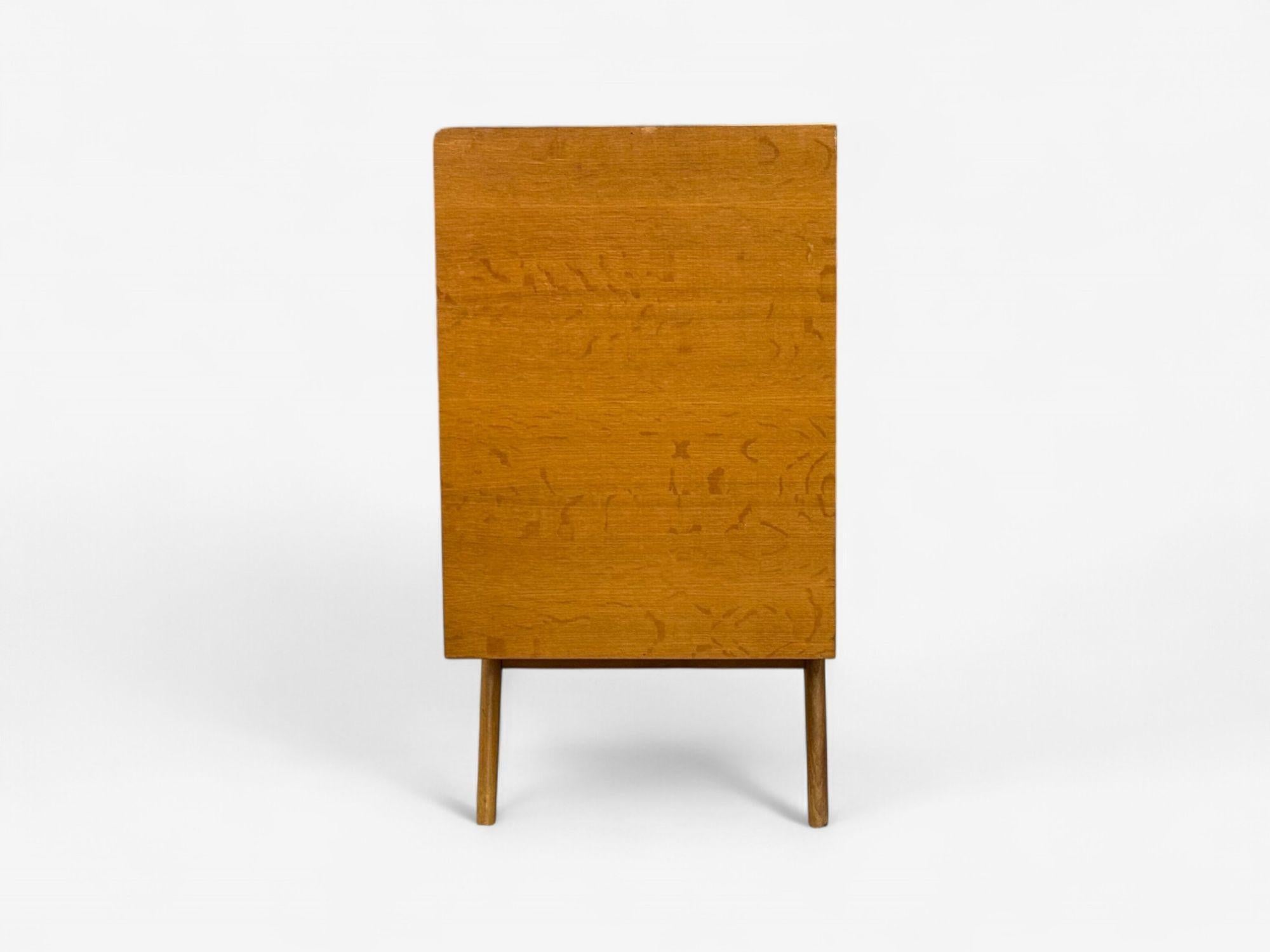 Cassettiera moderna francese, Oak, Rattan, Francia, anni '60 in vendita 2