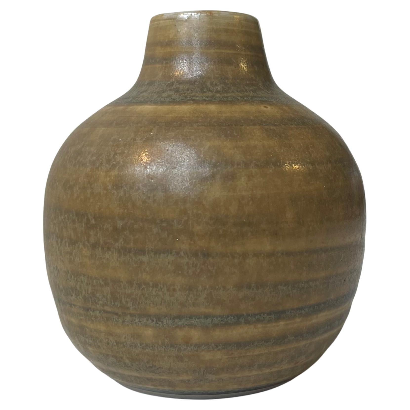 Vaso moderno francese in gres smaltato Oliver di Jill Ratel - Atelier A Du Doire, anni '70 in vendita