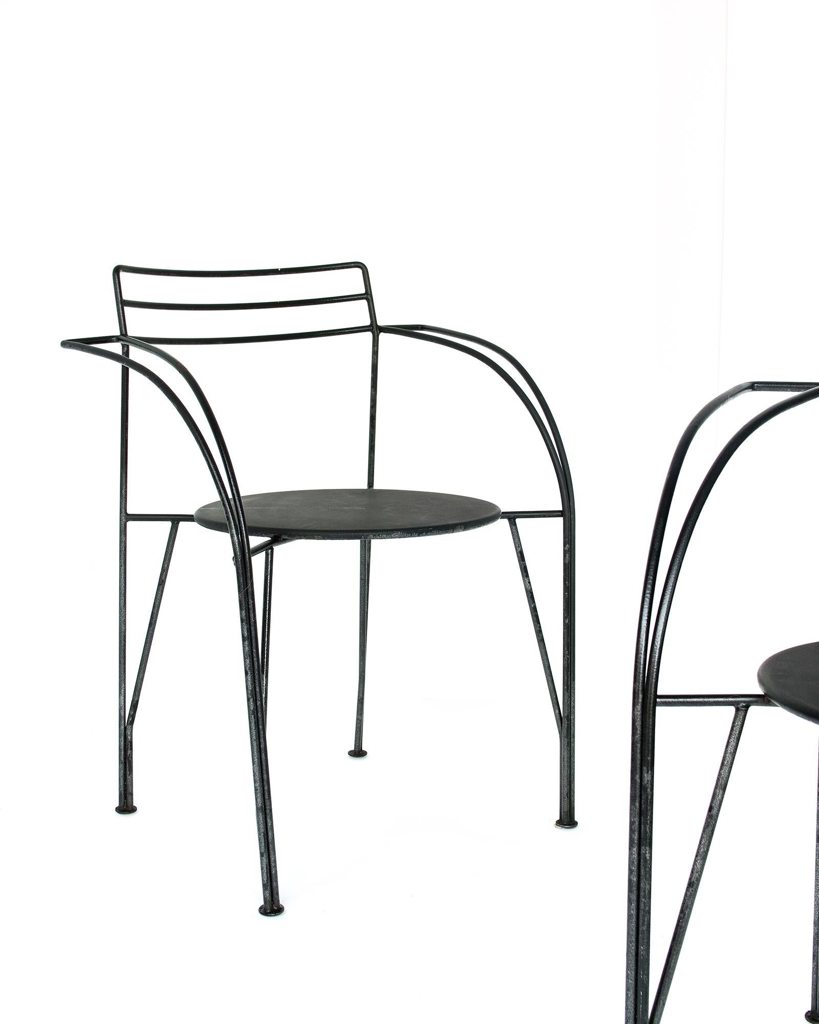 French Modern Patio Chairs by Pascal Mourgue 9