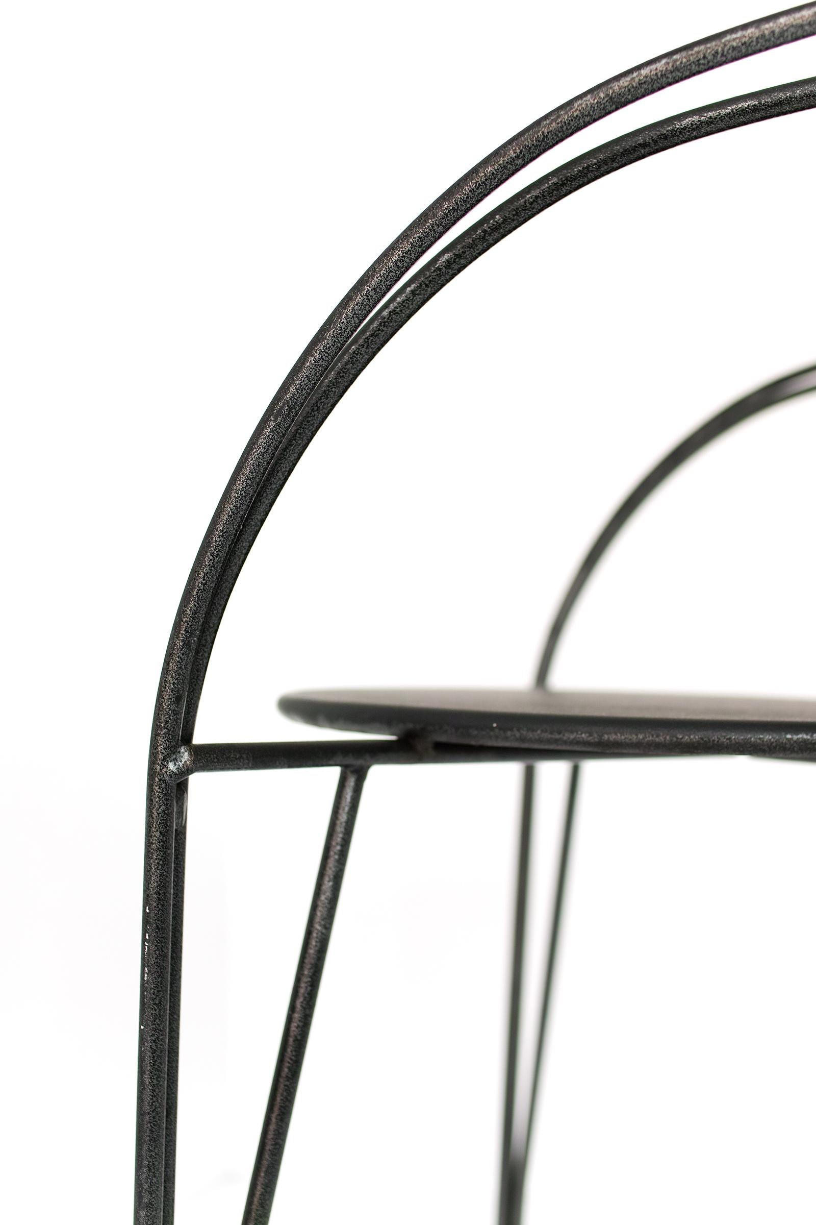 Metal French Modern Patio Chairs by Pascal Mourgue