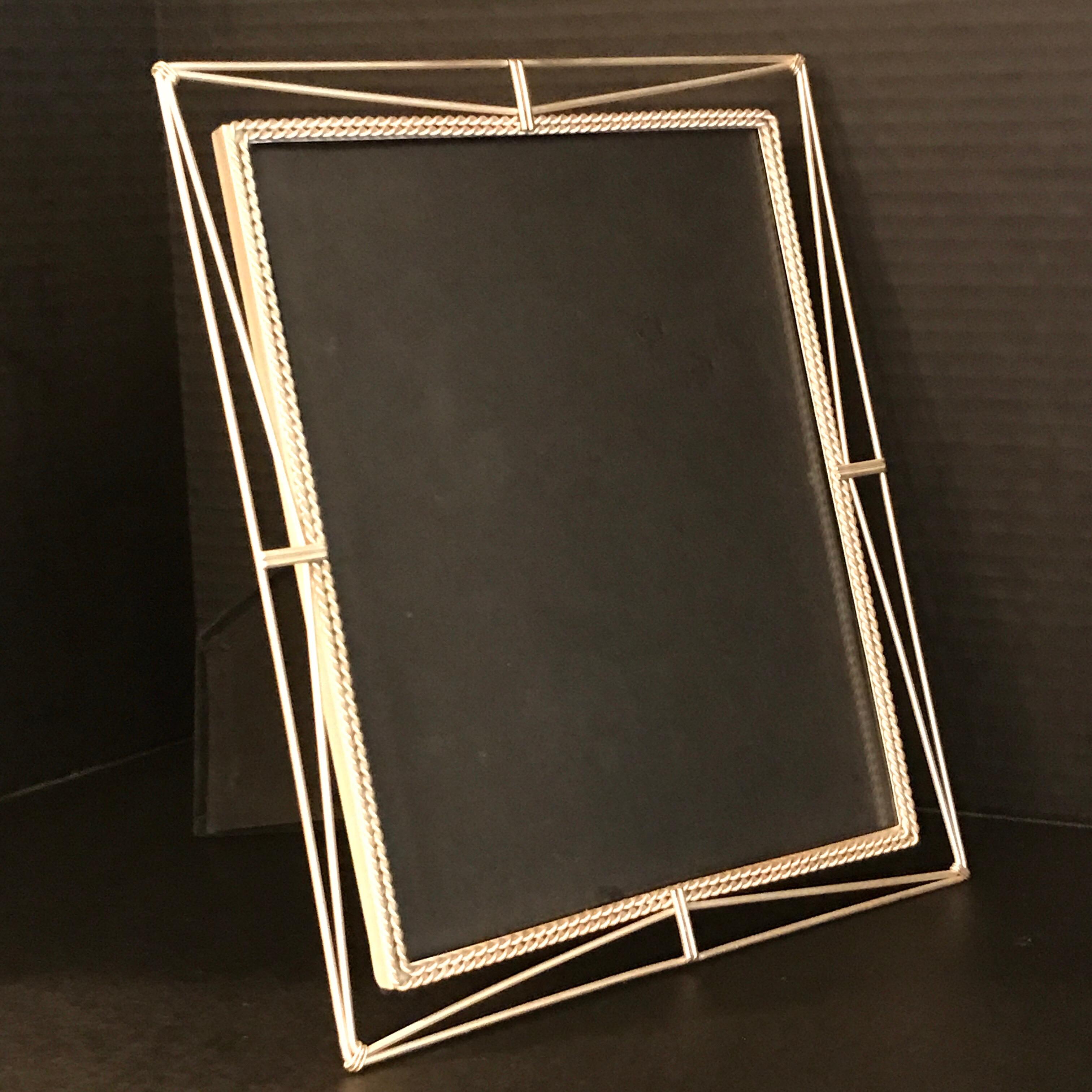 modern silver frames