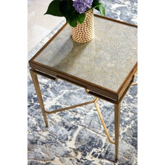 French Modern Square End Table