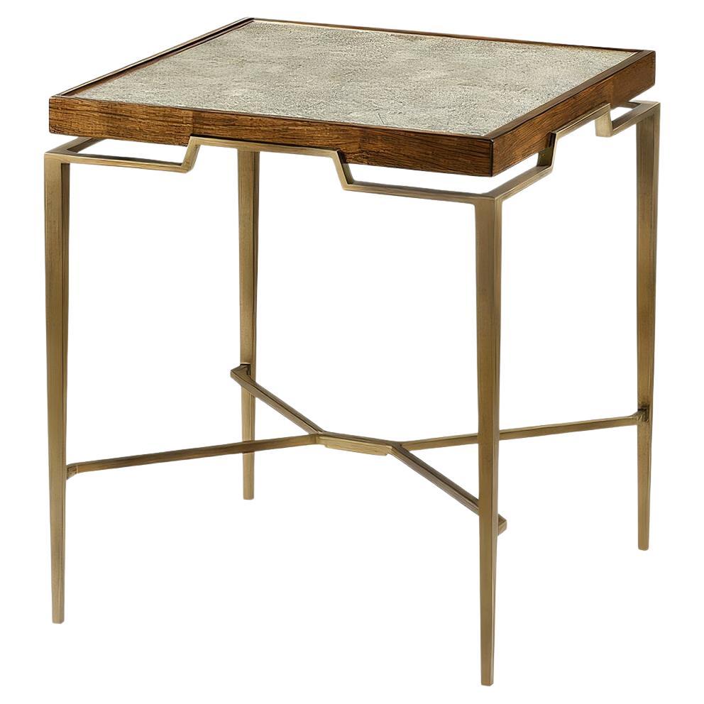French Modern Square End Table