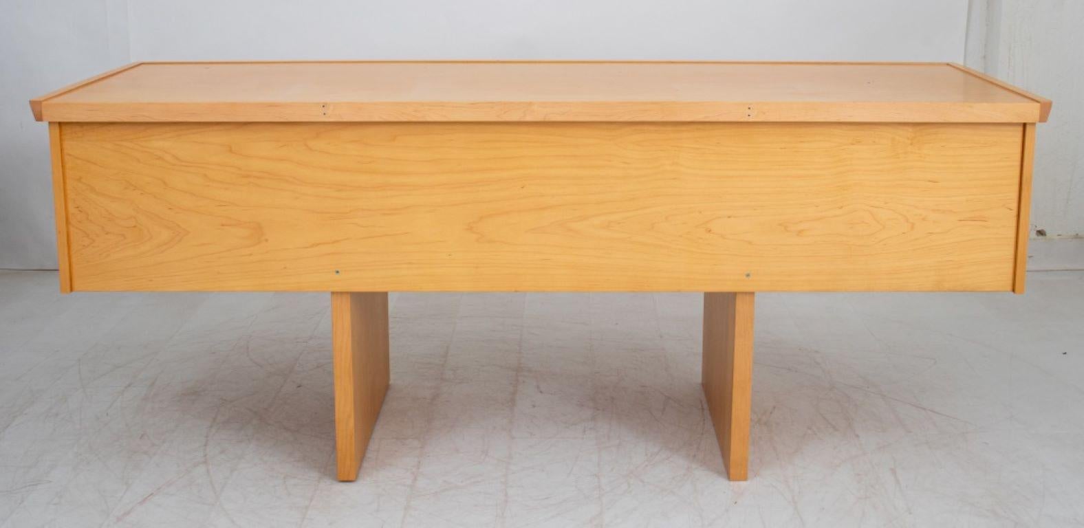French Modern Style Beech Wood Desk For Sale 5