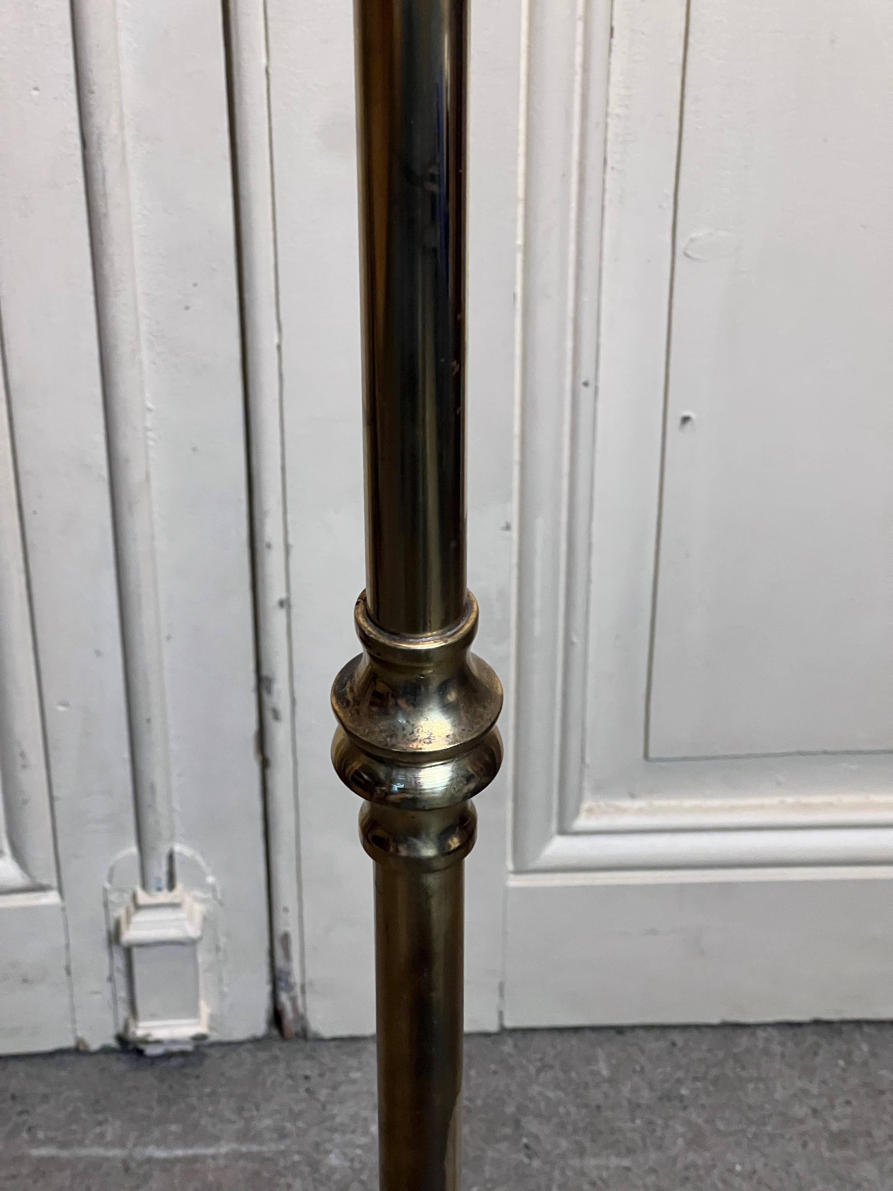 French Modern Style Brass Floor Lamp For Sale 8