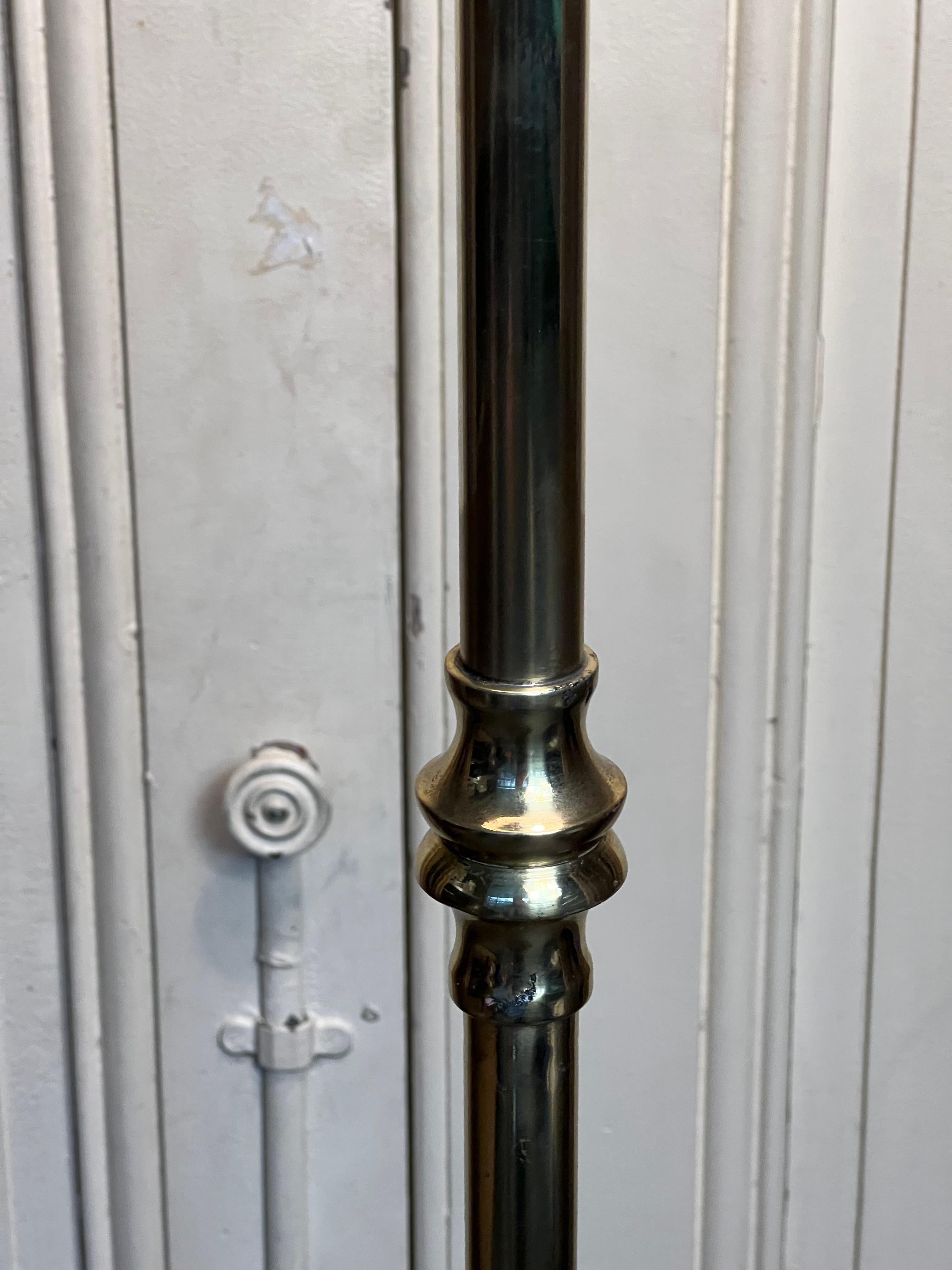 French Modern Style Brass Floor Lamp For Sale 3