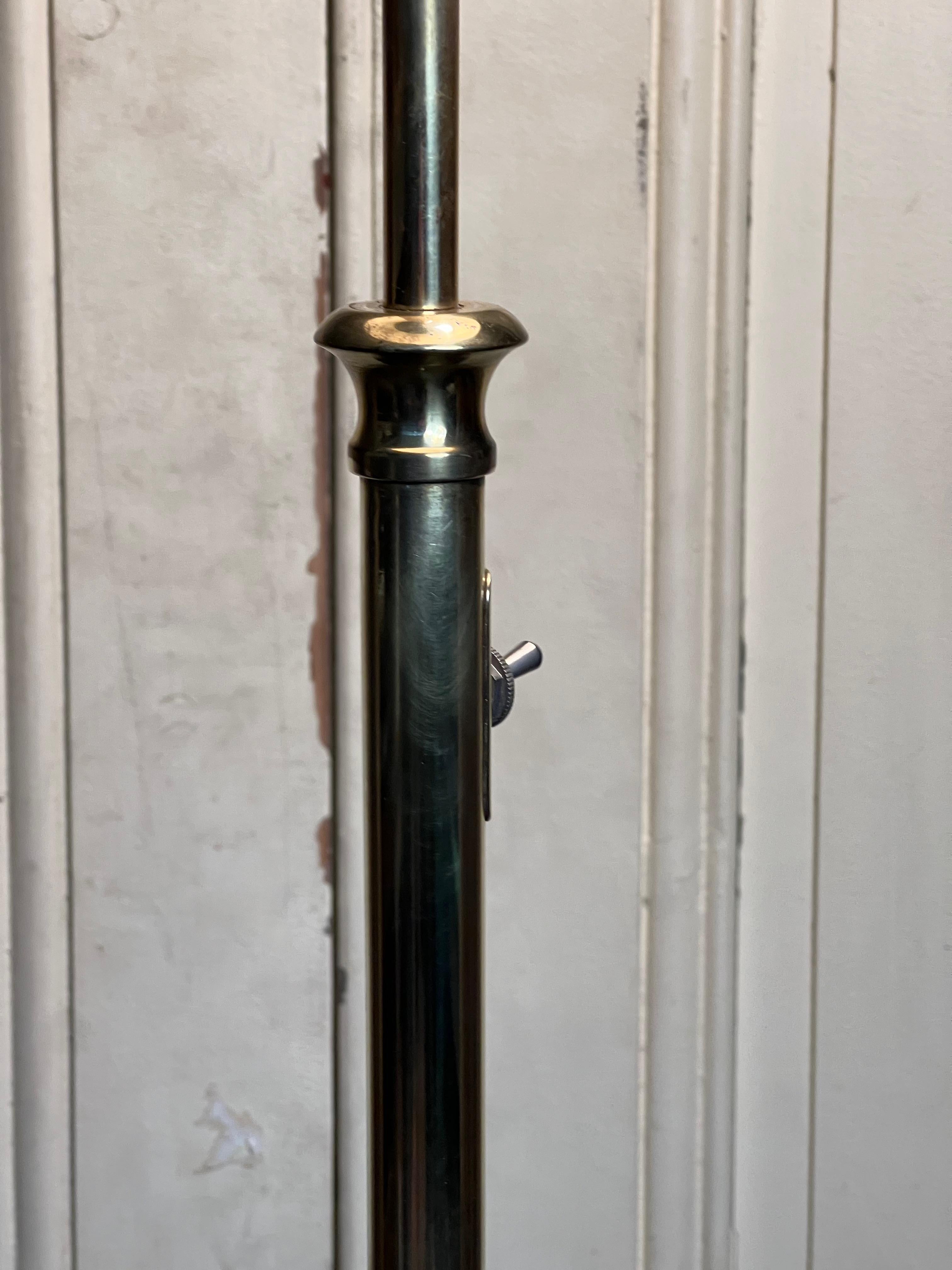 French Modern Style Brass Floor Lamp For Sale 4