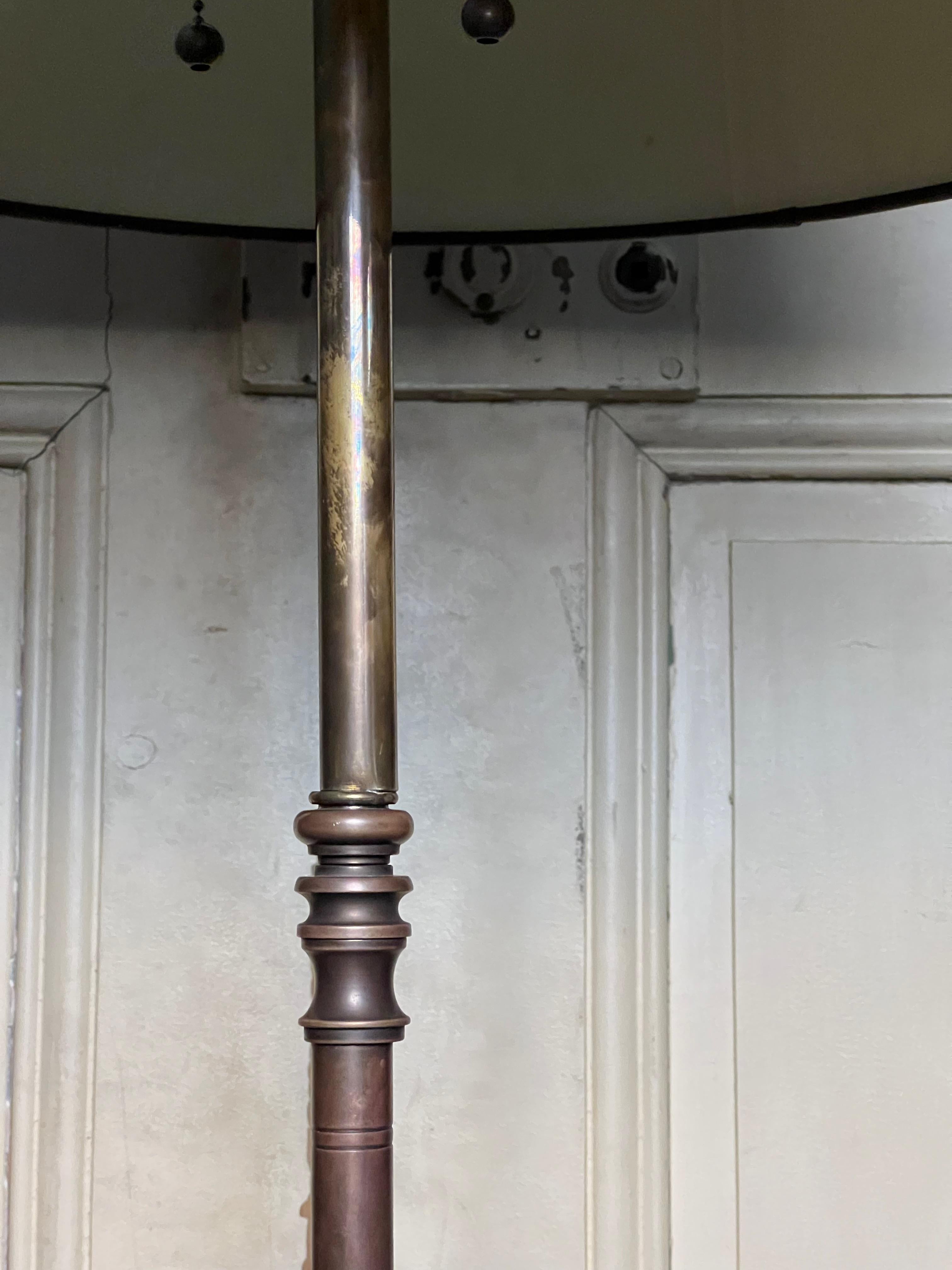 French Modern Style Darkened Bronze Floor Lamp 4