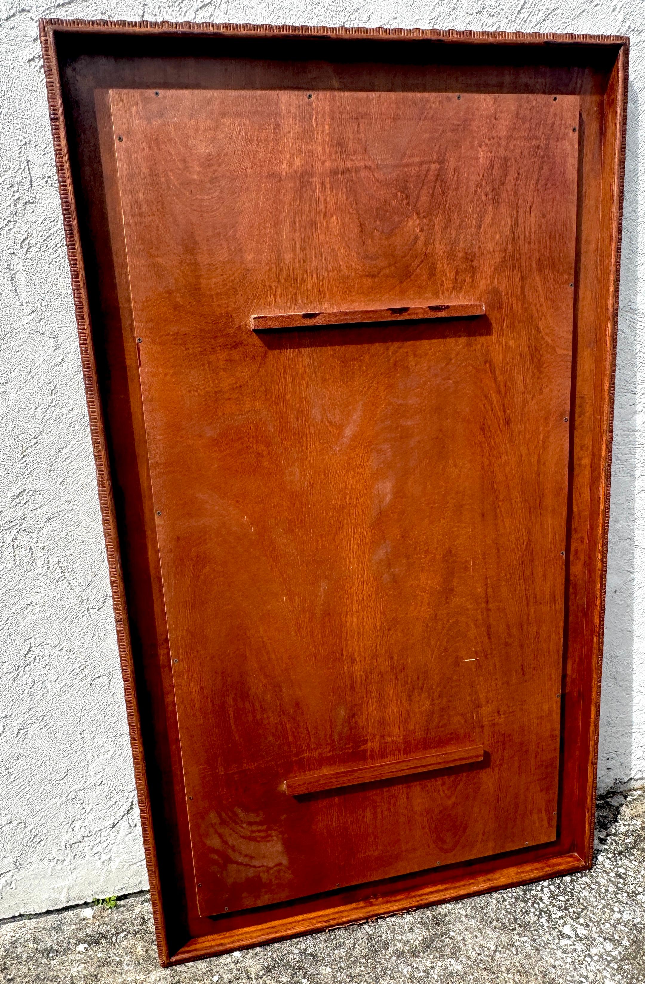 Specchio rettangolare da terra o a figura intera in rattan intrecciato in stile moderno francese in vendita 1