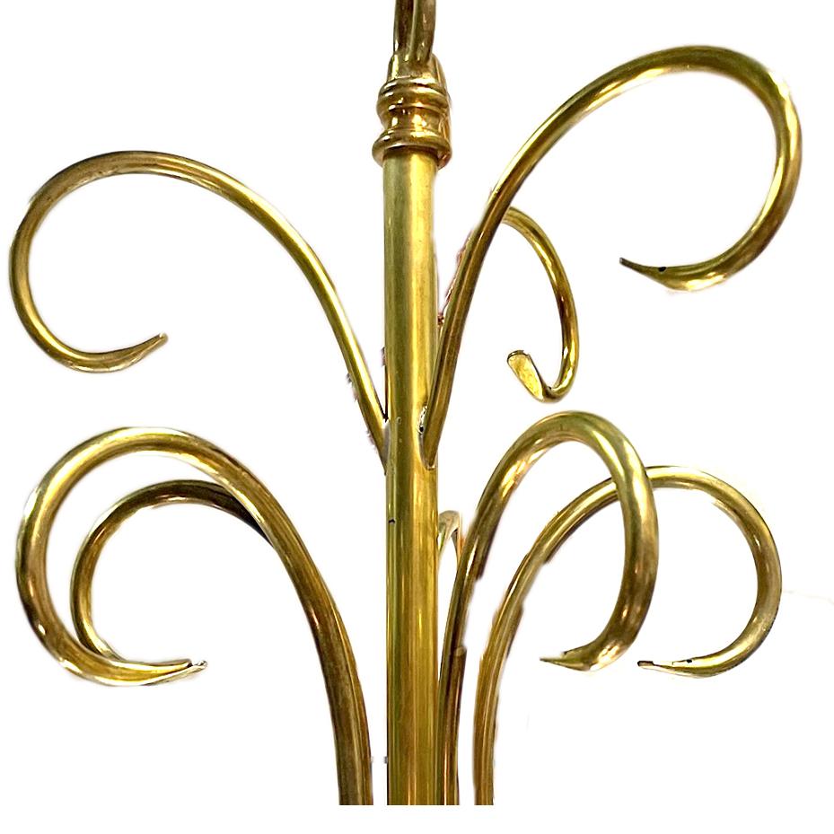 Bronze French Moderne Chandelier For Sale