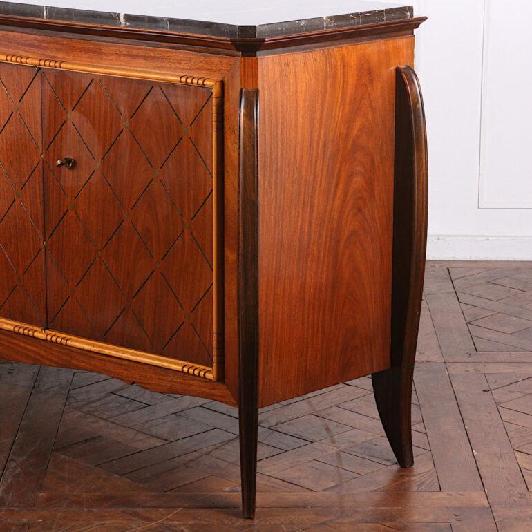 Marble French Art Deco Buffet Sideboard from Paris. C.1940