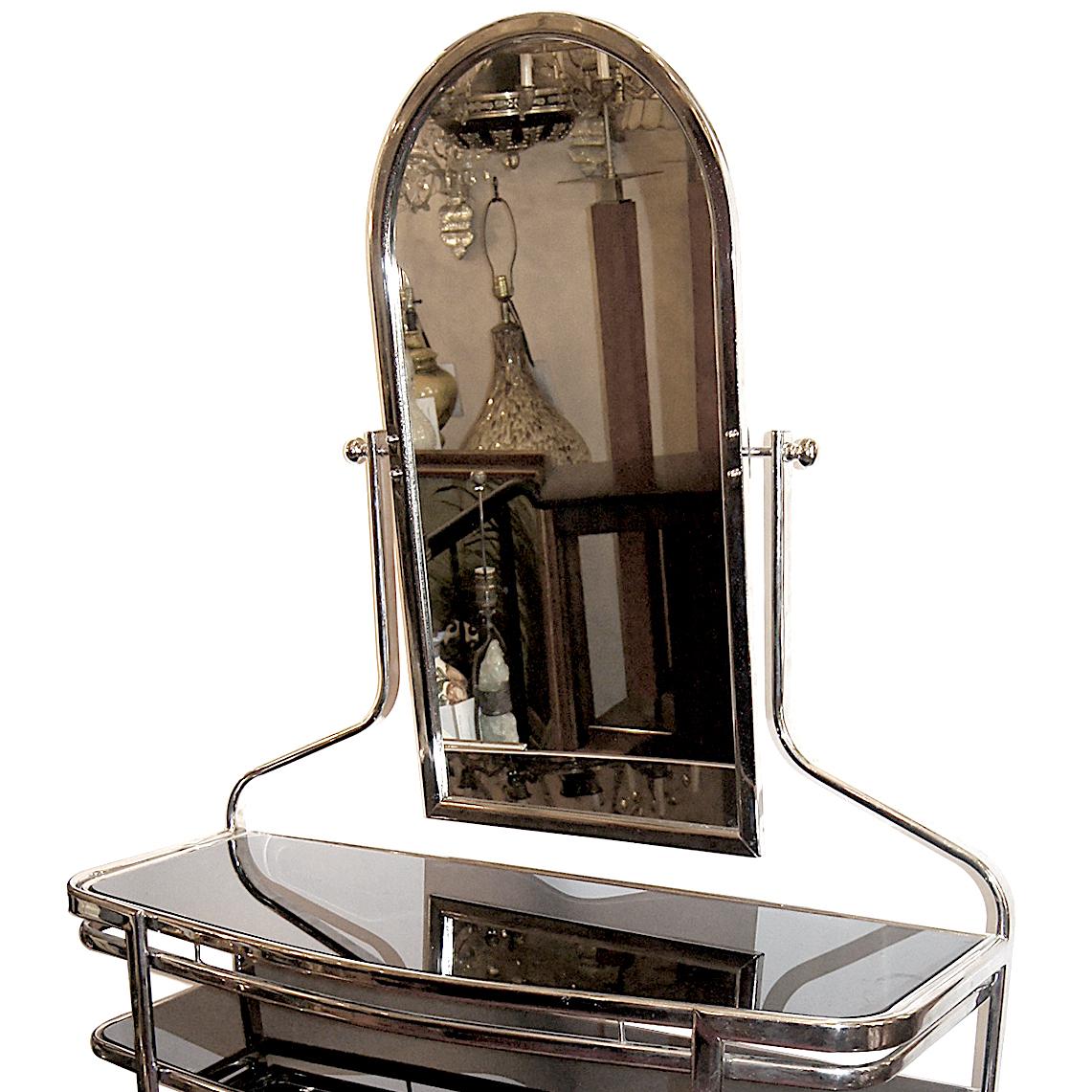 Mid-20th Century French Moderne Style Vanity For Sale