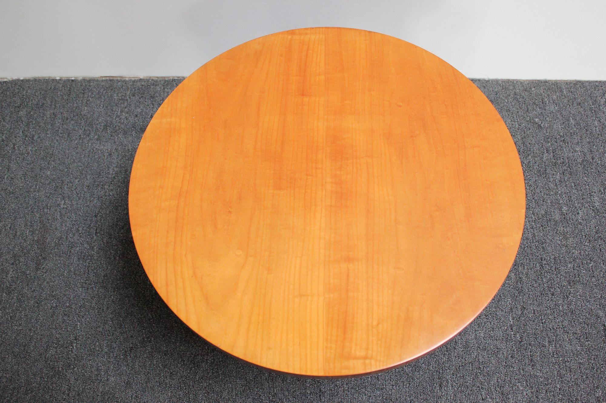 Französischer moderner Tisch „Table Basse“ aus Esche mit niedrigem Akzent von Jacques Quinet im Angebot 10