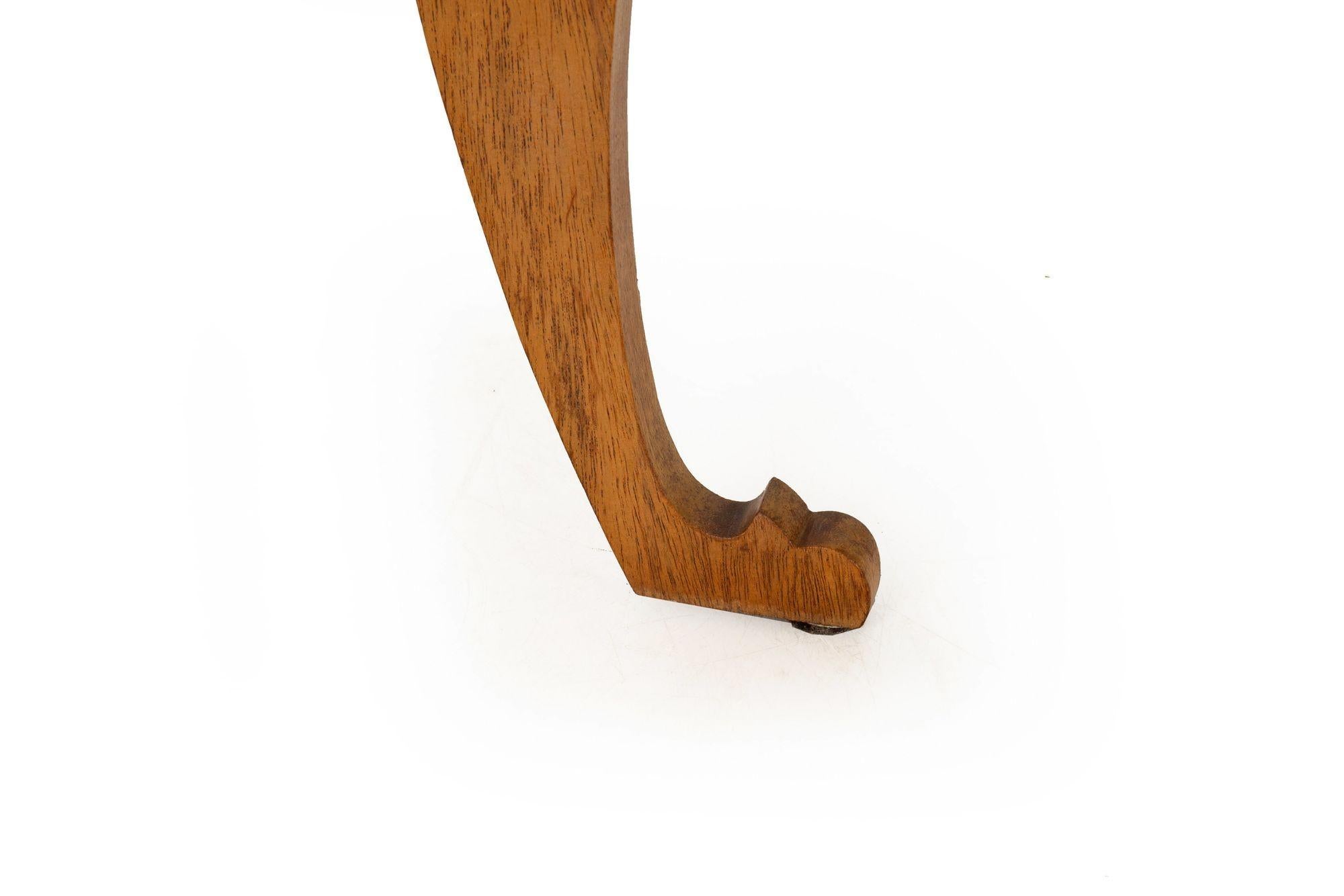 French Moderne Walnut Table Top Globe by Girard et Barrere ca. 1955 For Sale 9