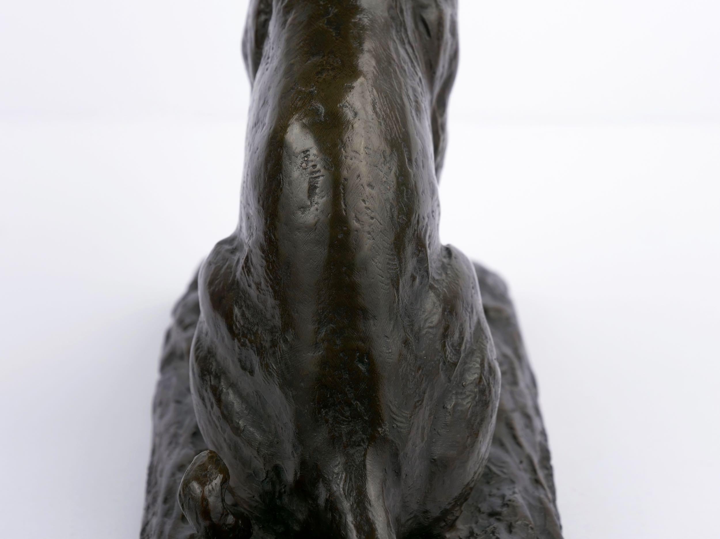 French Modernism Bronze Sculpture “Roaring Jaguar” after Adolphe Geoffroy 7