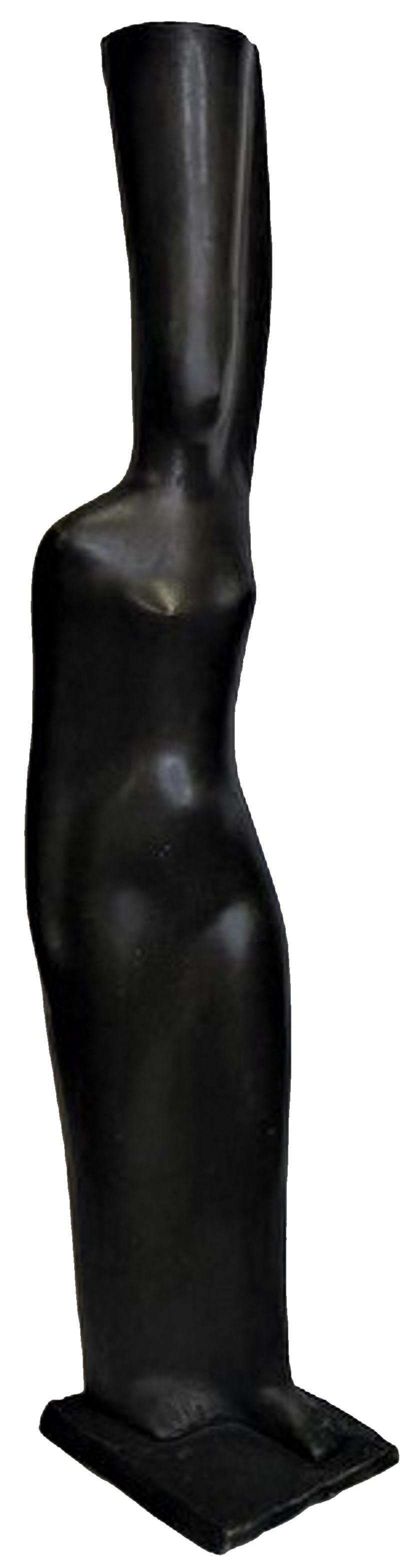French Modernist Abstract Bronze Sculpture of a Woman Carrying a Vessel, c. 1960 For Sale 5
