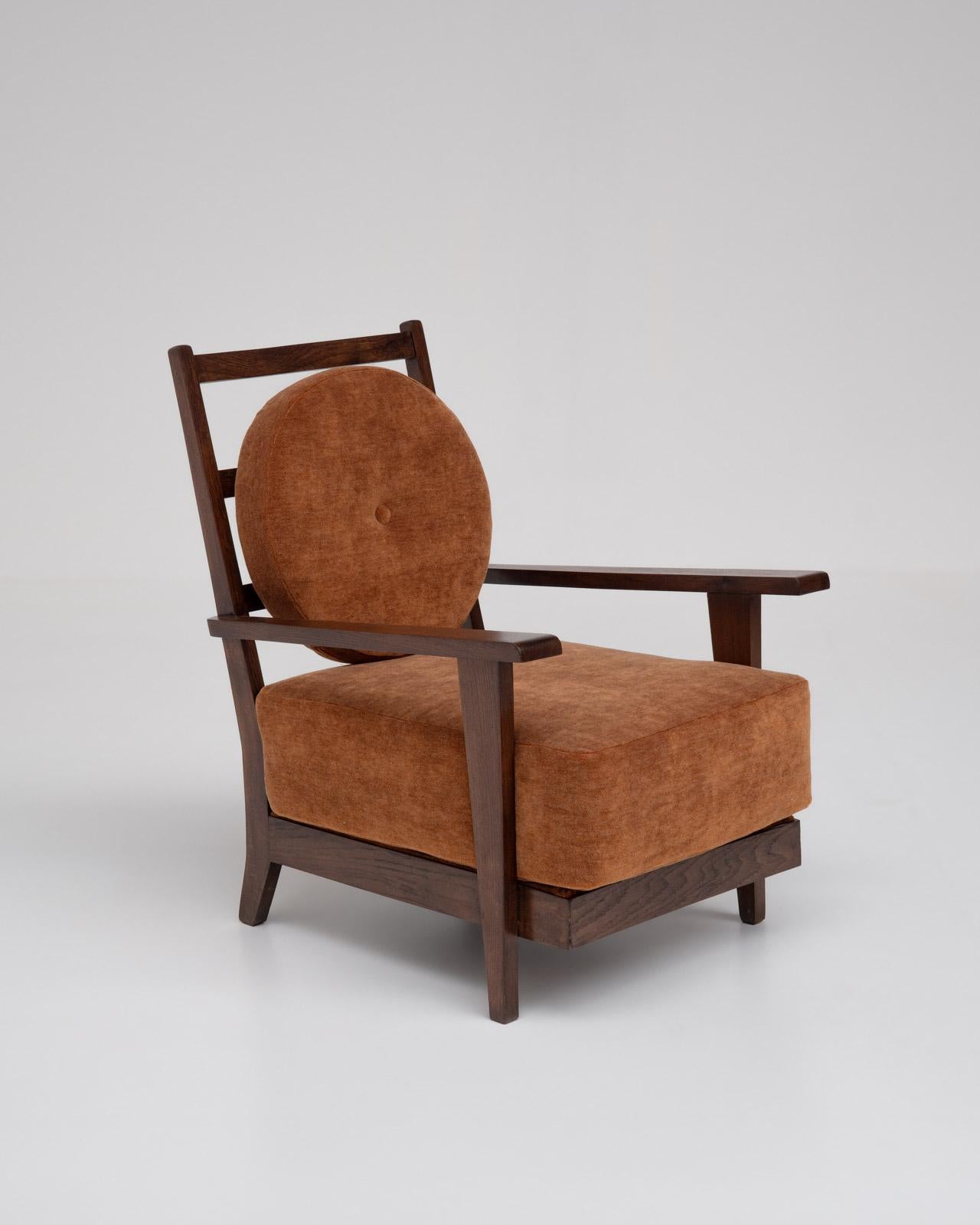 Mid-Century Modern French Modernist Armchair, 1950s For Sale