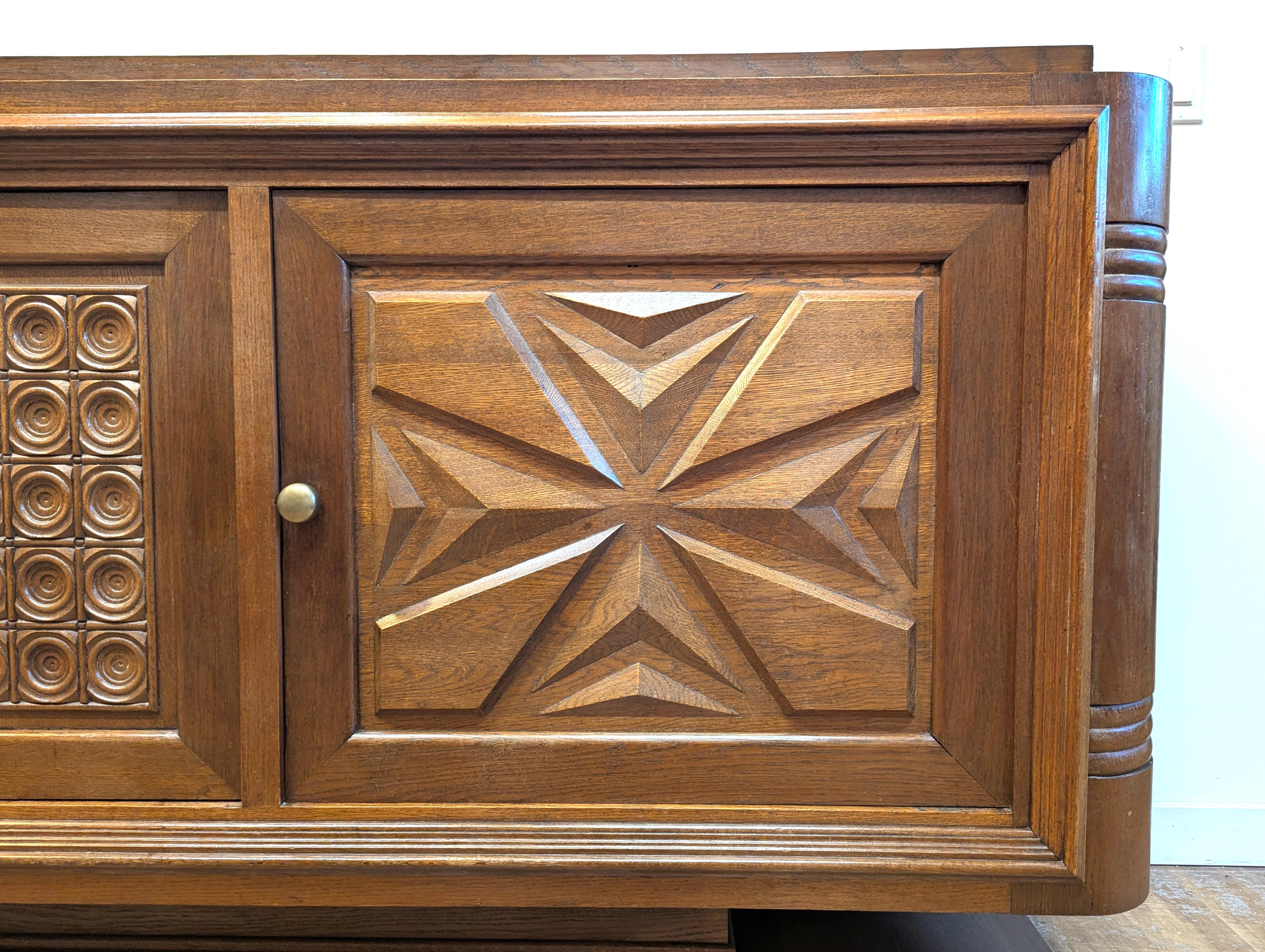 French Modernist Art Deco Credenza Sideboard For Sale 4