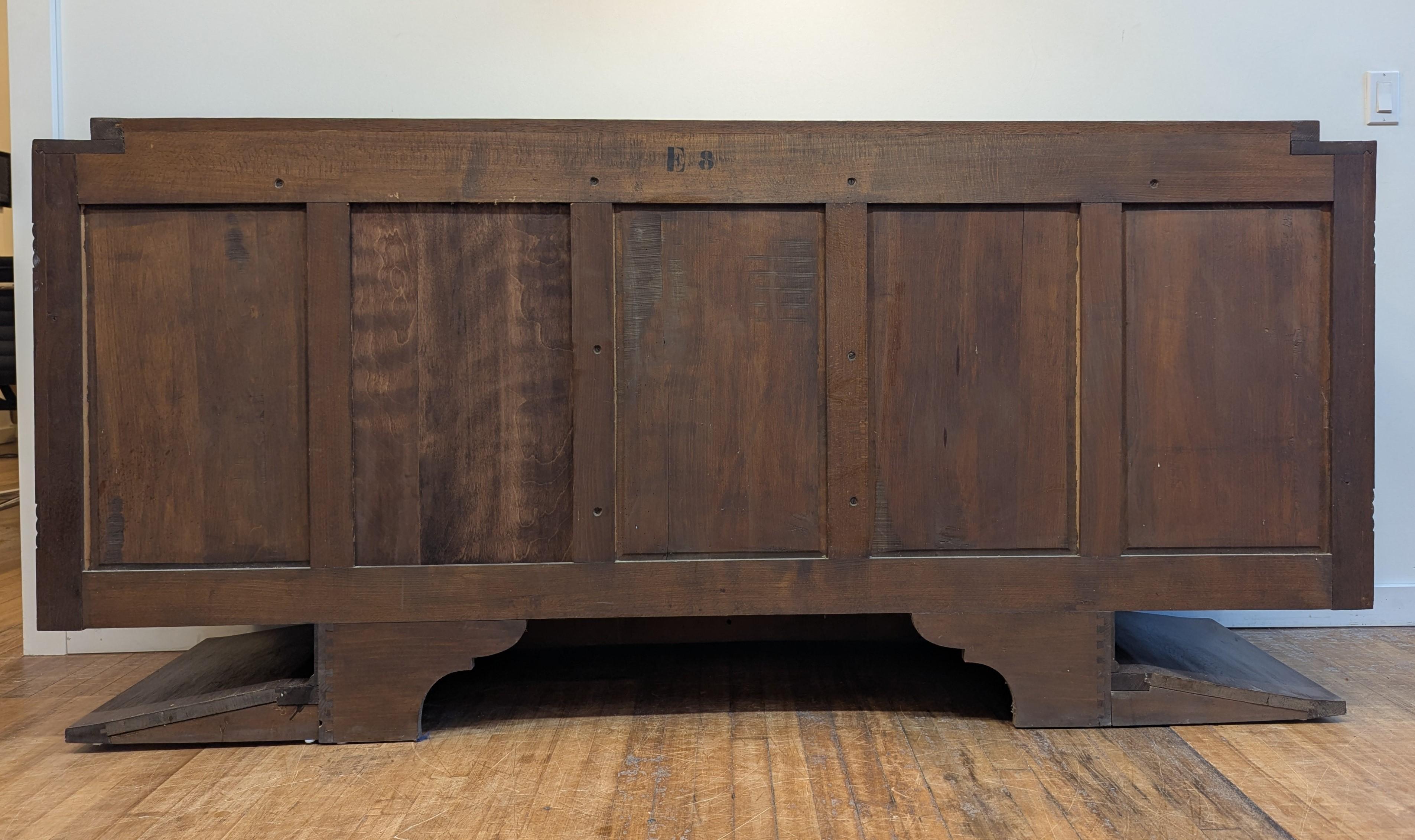 French Modernist Art Deco Credenza Sideboard For Sale 5