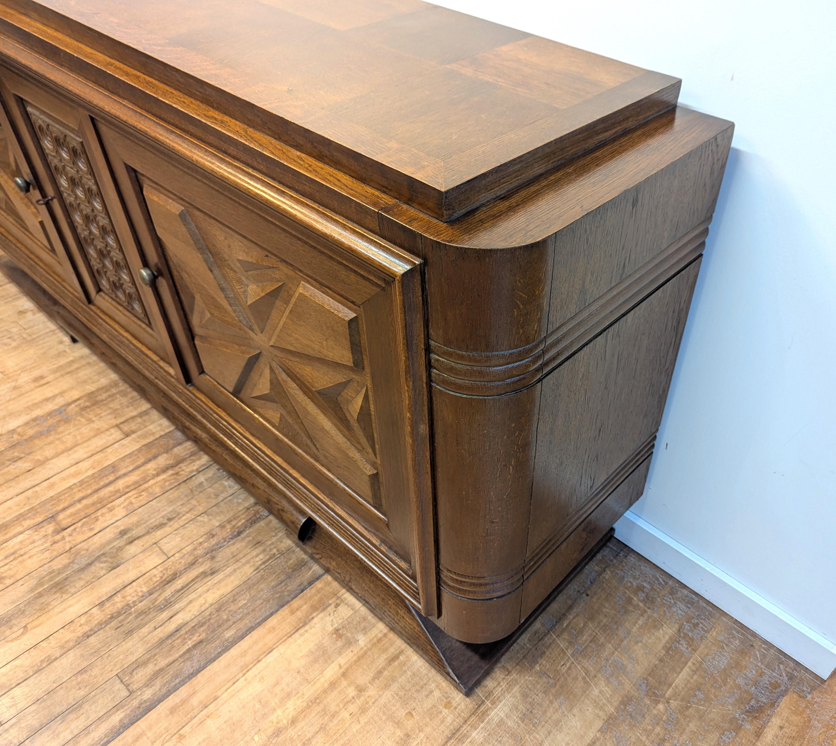 French Modernist Art Deco Credenza Sideboard For Sale 6