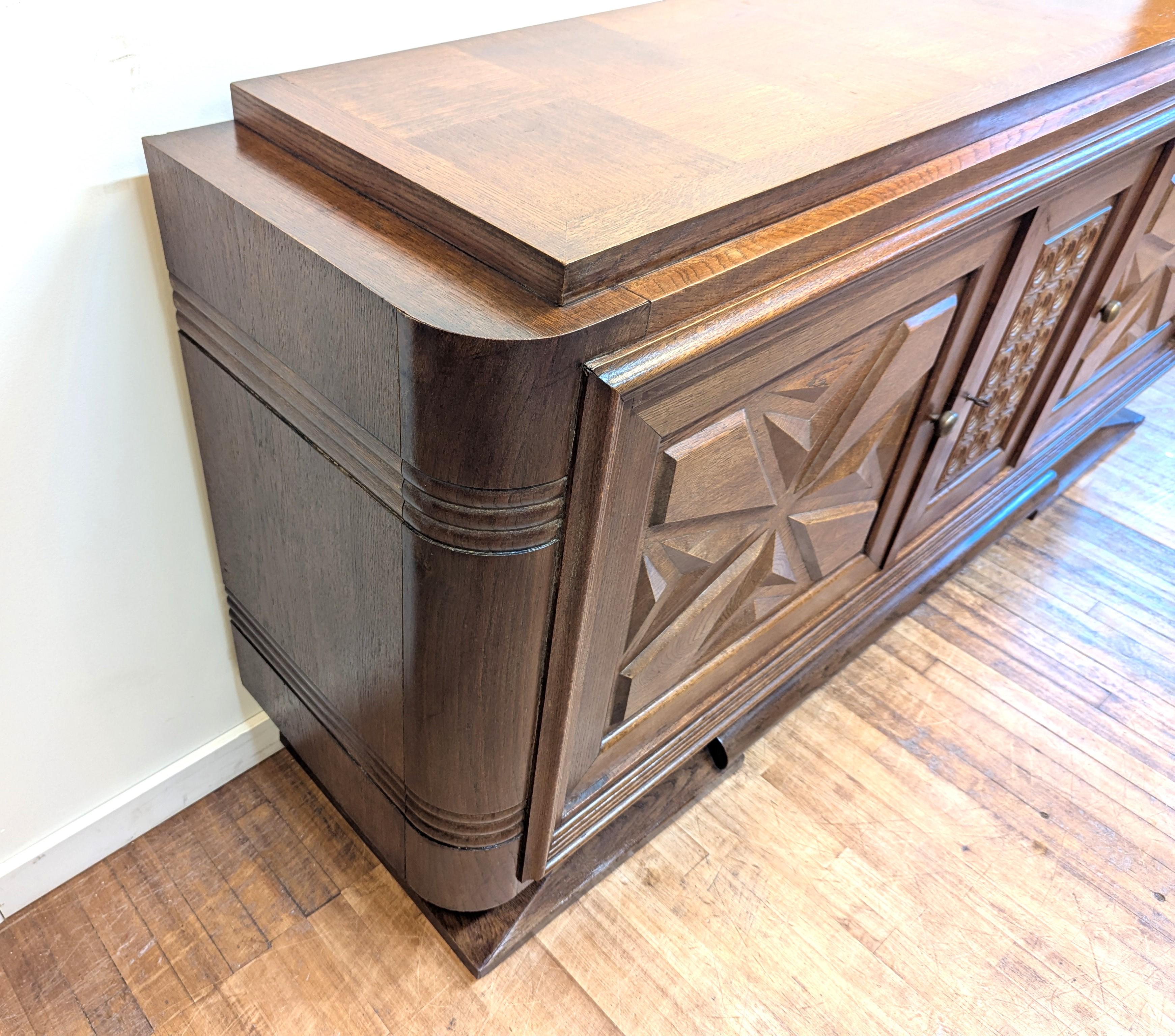 French Modernist Art Deco Credenza Sideboard For Sale 7