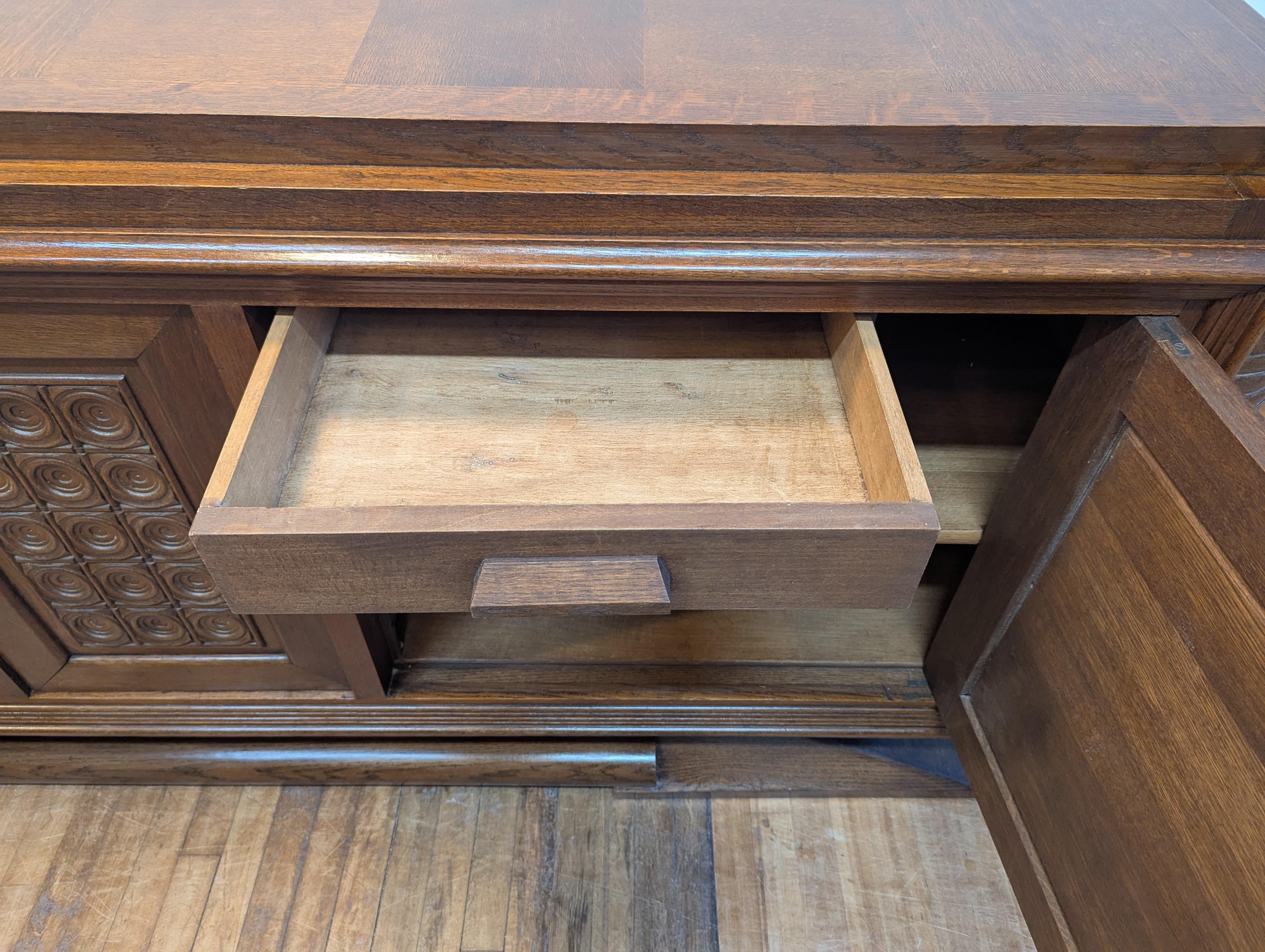 French Modernist Art Deco Credenza Sideboard For Sale 8