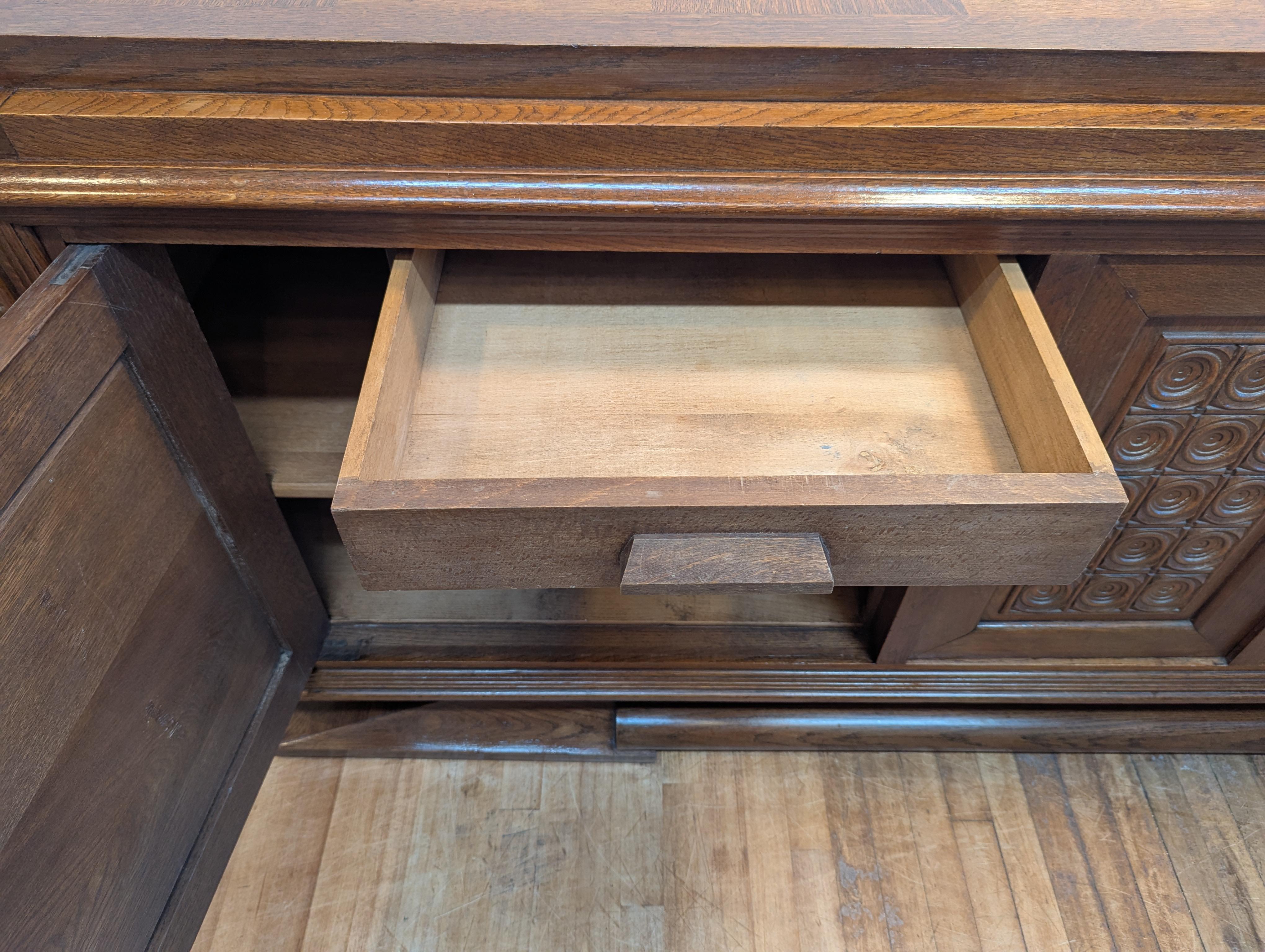 French Modernist Art Deco Credenza Sideboard For Sale 9