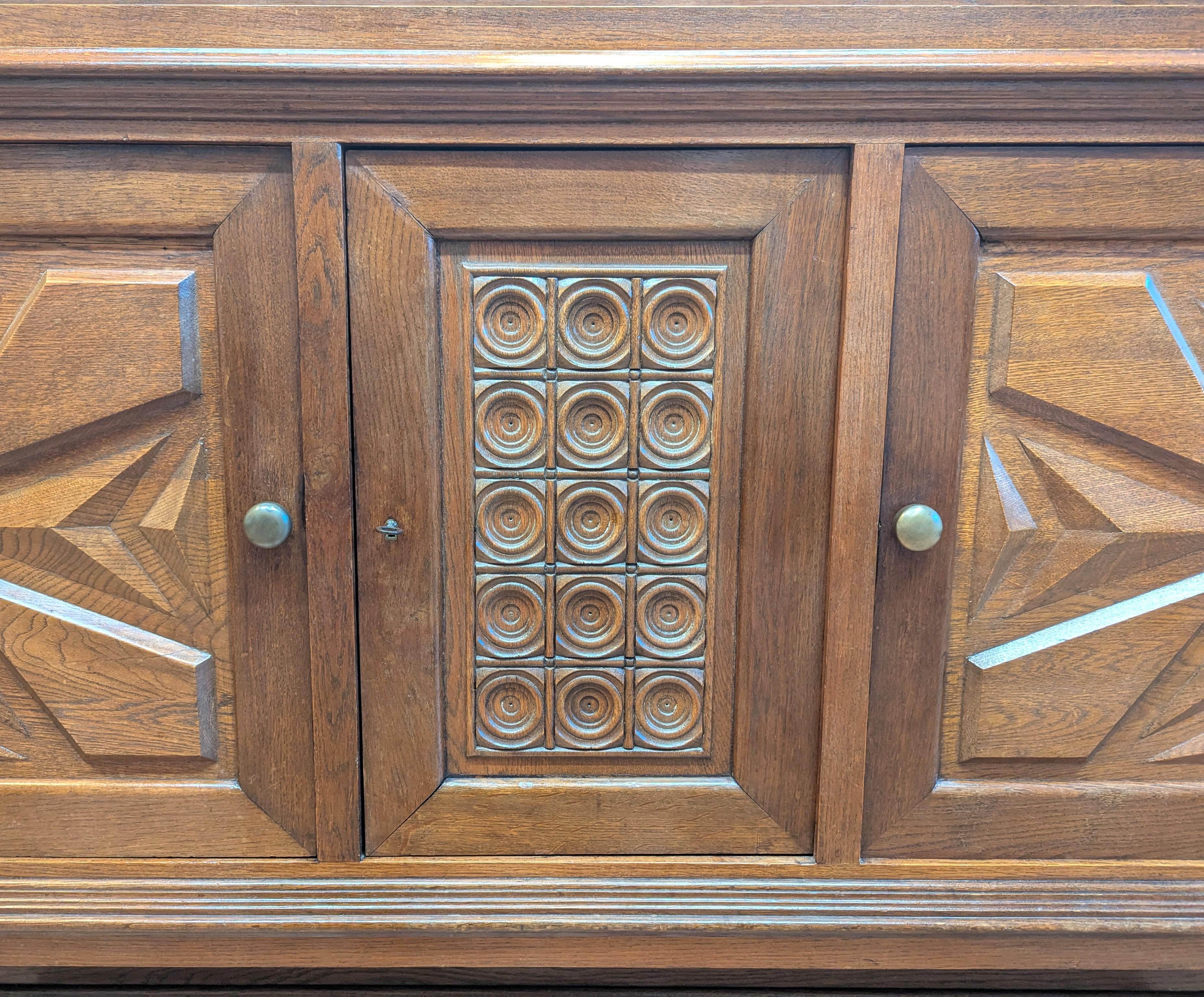 French Modernist Art Deco Credenza Sideboard For Sale 2