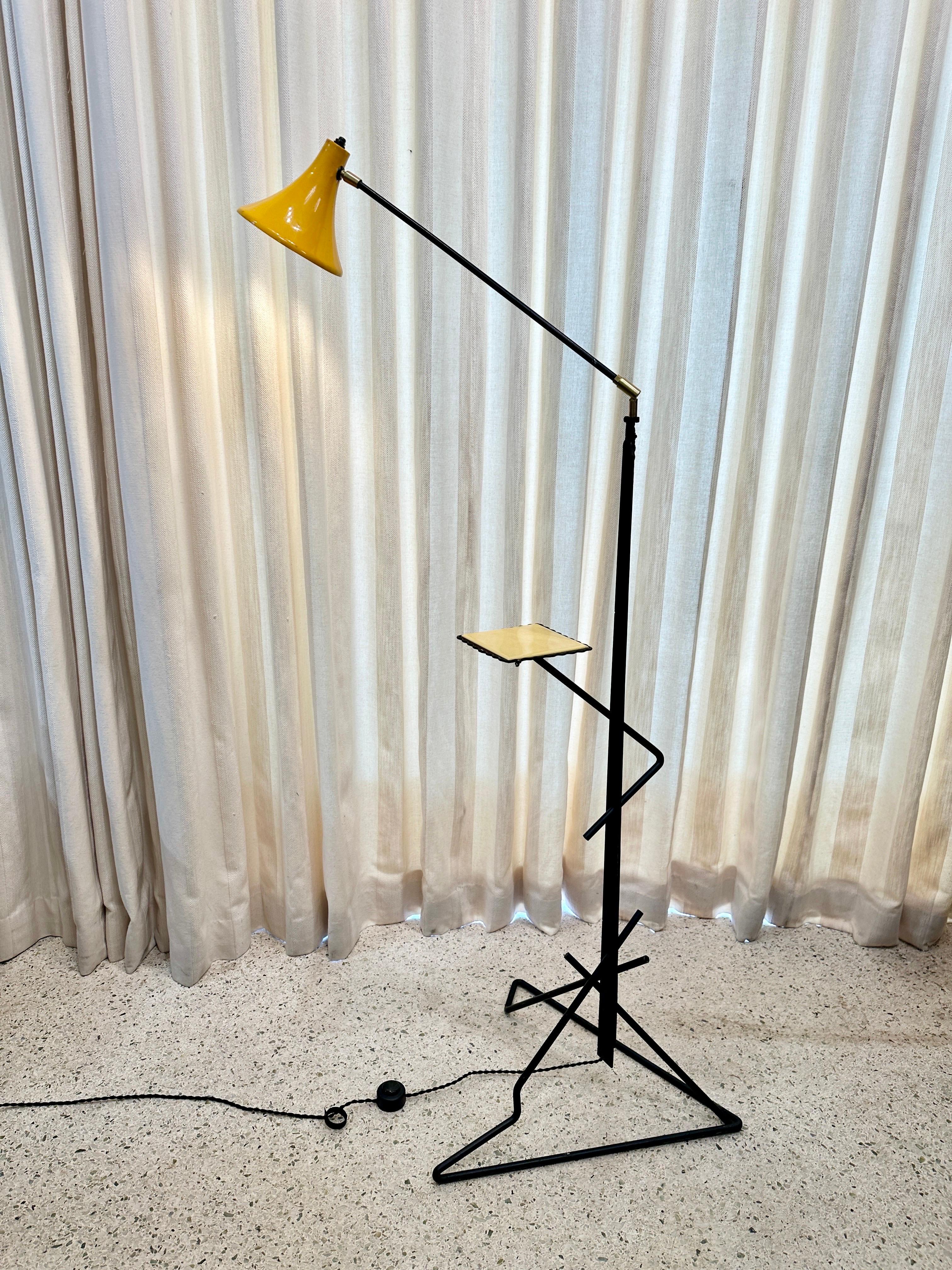 French Modernist Articulating  Floor Lamp, Circa 1960's For Sale 4