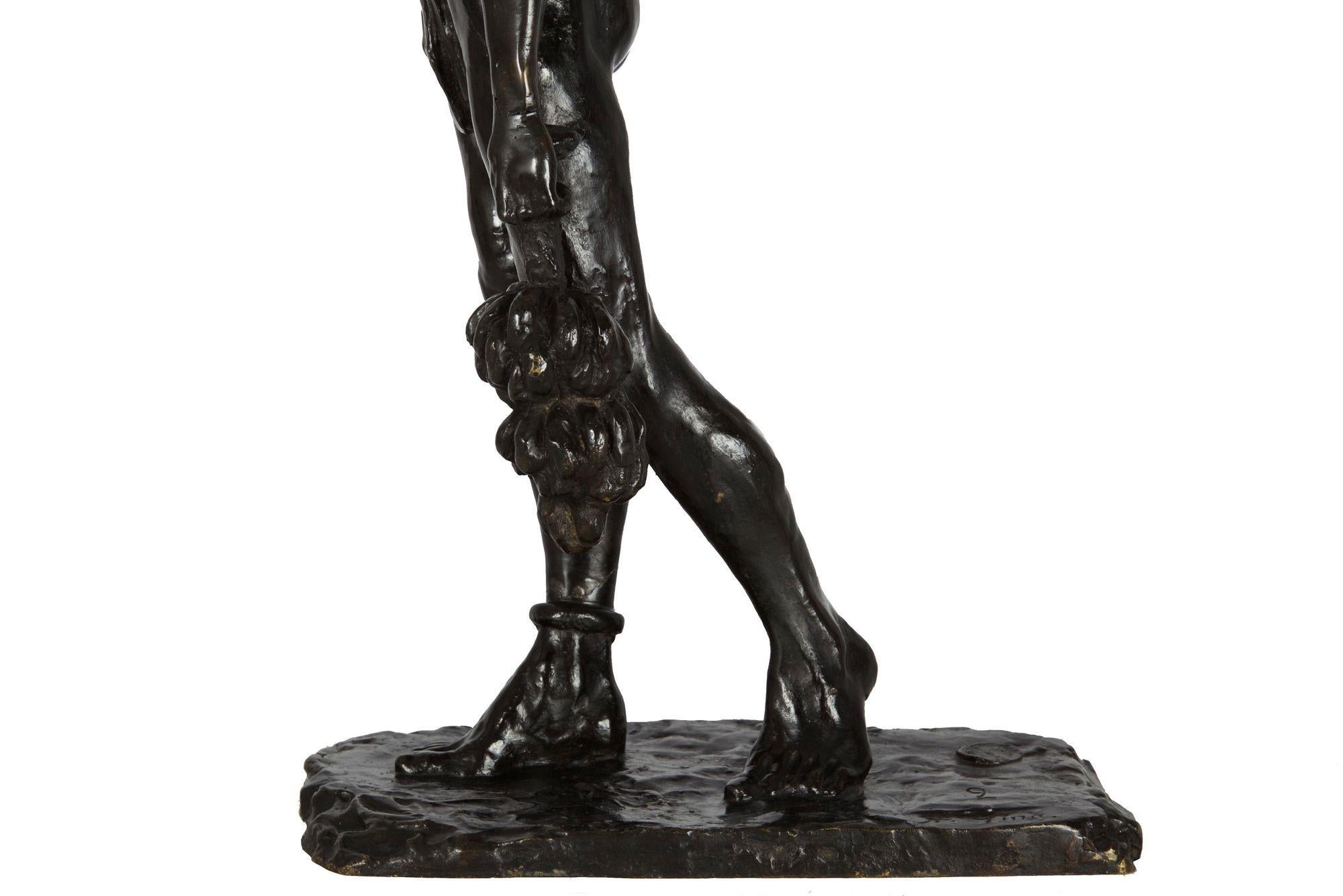 French Modernist Bronze Sculpture 