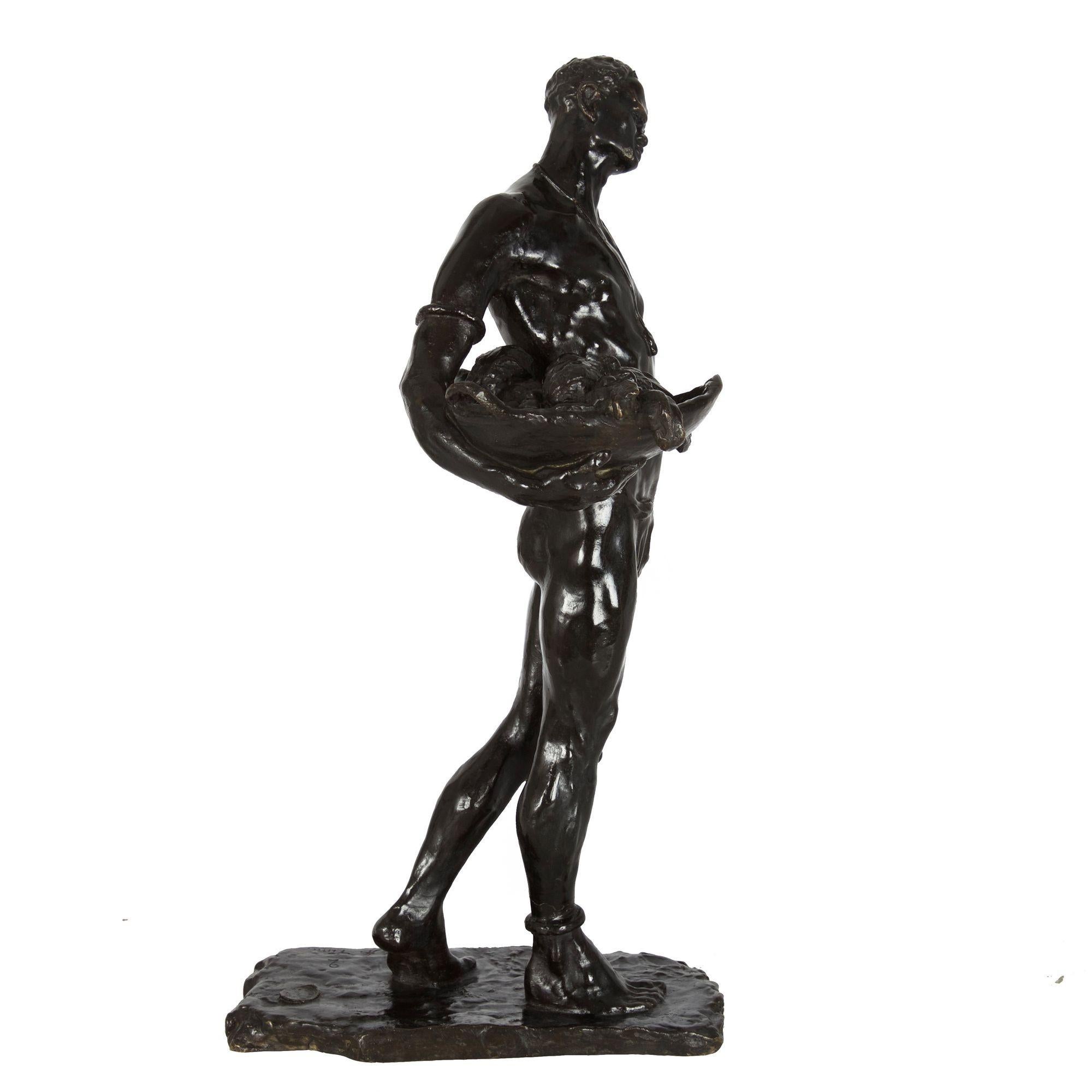 French Modernist Bronze Sculpture 